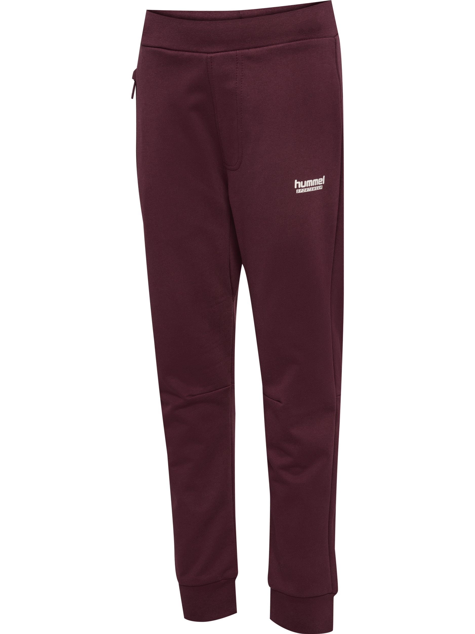 hummel Jogginghose hmlJR REGULAR ADJ WAIST PANTS mit Seitentaschen mit Reißverschlüssen, aus weichem Sweatstoff – Bild 4 von 5