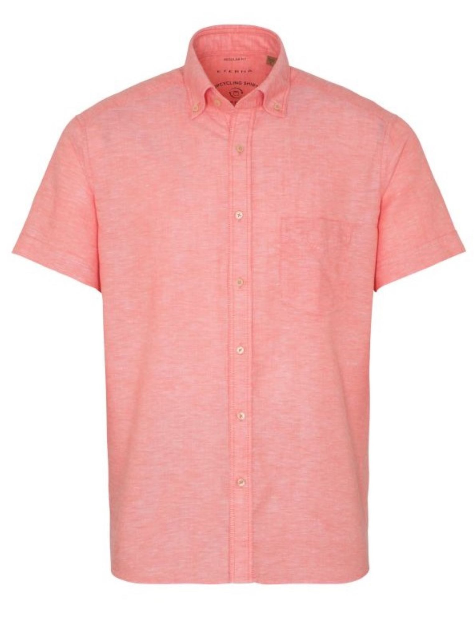 Eterna Leinenhemd 2450-WS9B, kurzarm Hemd, Regular fit, Upcycling Shirt uni günstig online kaufen
