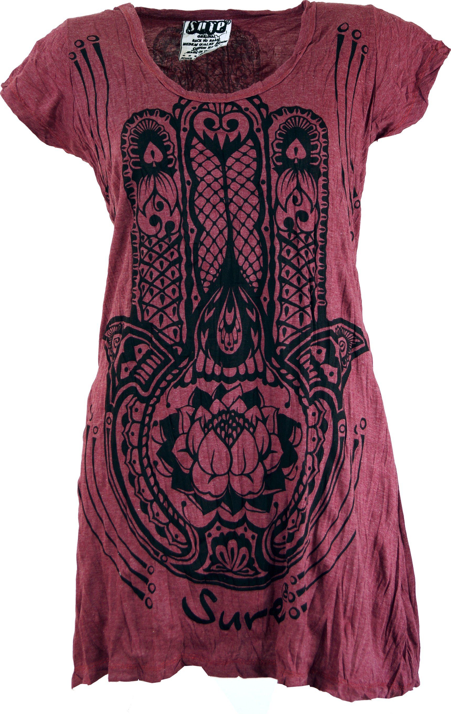 Guru-Shop T-Shirt Sure Long Shirt, Minikleid günstig online kaufen