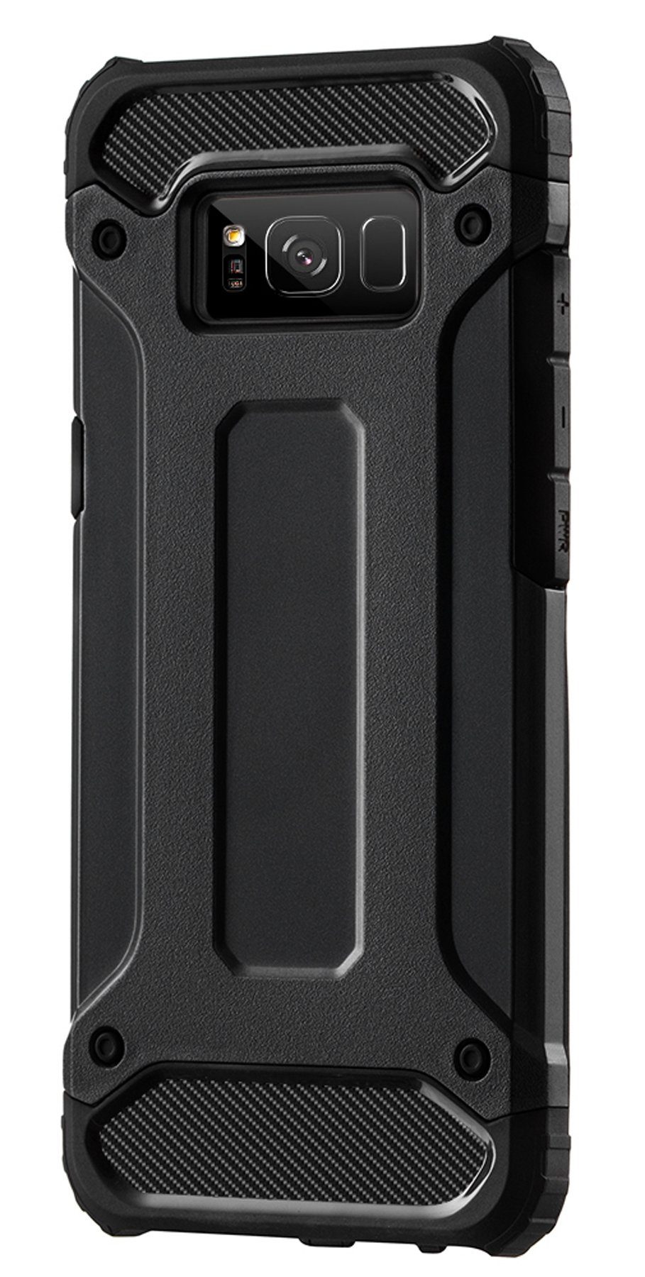 cofi1453 Handyhülle Panzerhülle Bumper Hybrid Armor SchutzHülle kompatibel mit Samsung Galaxy A70 (A705F) Silikon Hülle Zubehör Tasche Panzerschale Panzer