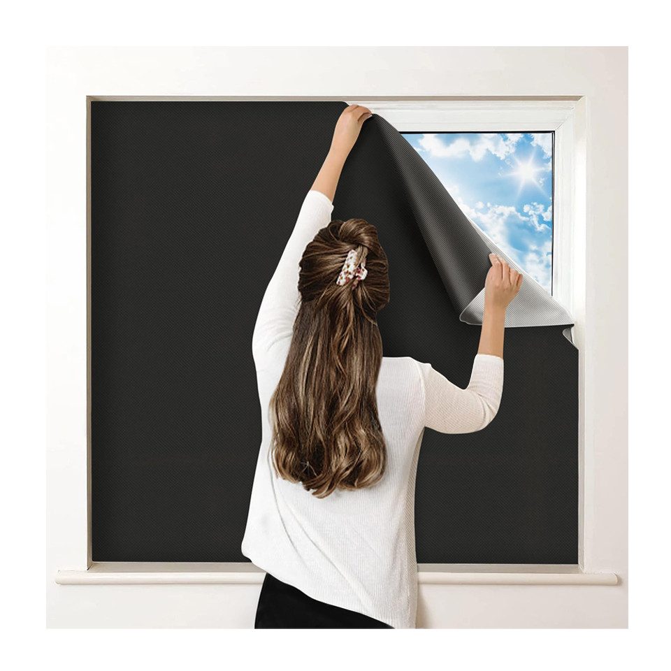 Verdunklungsrollo 100 % Verdunkelungsvorhänge für Schlafzimmer, günstig online kaufen