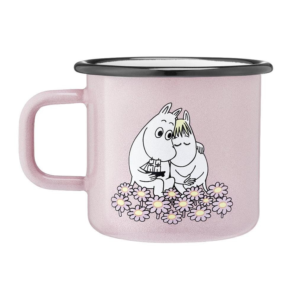 Muurla Kinderbecher Tasse Mumins Together Rosa (370 ml)