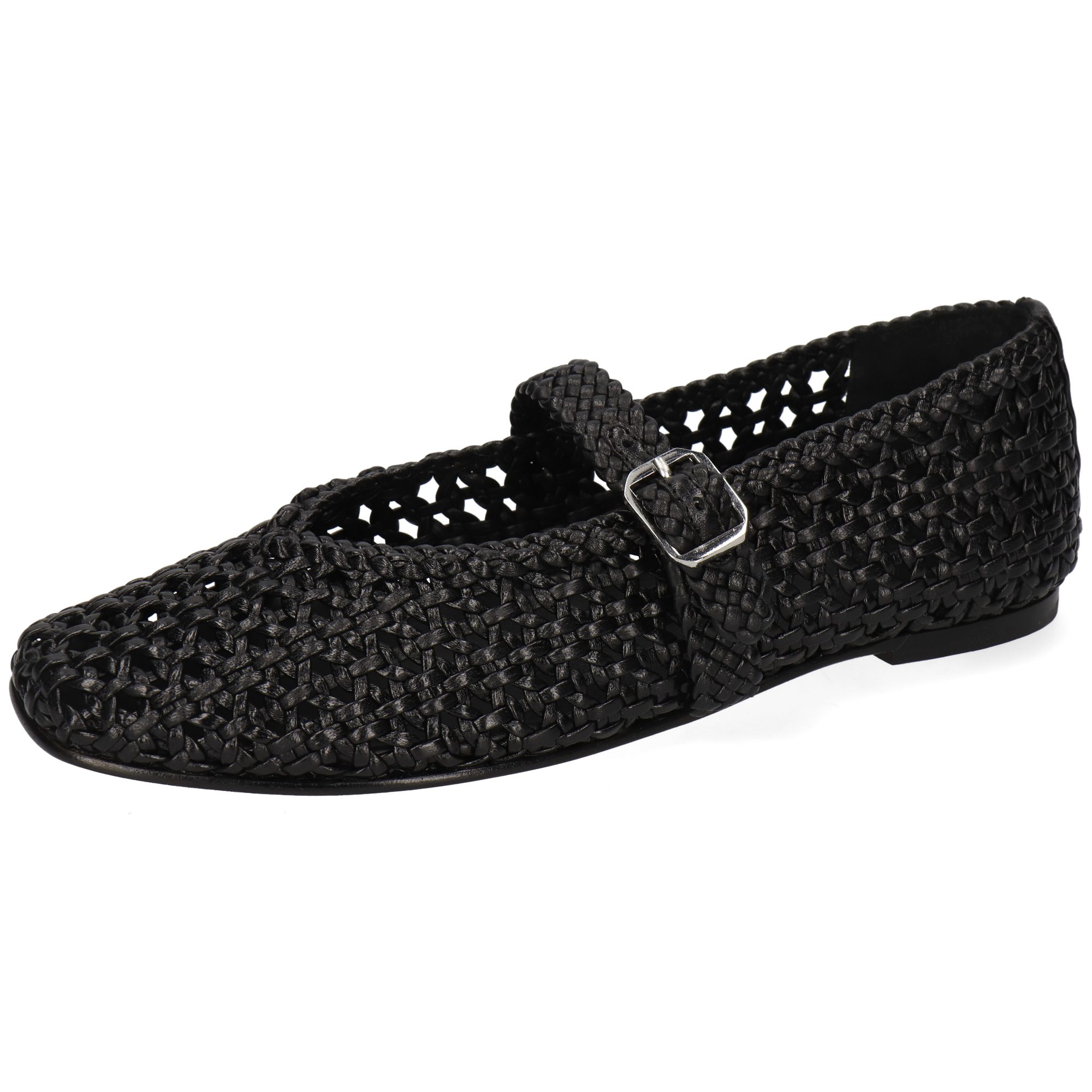 Melvin & Hamilton Bexley 4 Leder-Ballerinas für Damen Ballerina Flache Absätze, Echtes Leder, Von Hand geflochten