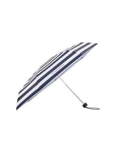 TOM TAILOR Taschenregenschirm Gestreifter Regenschirm im Mini-Format