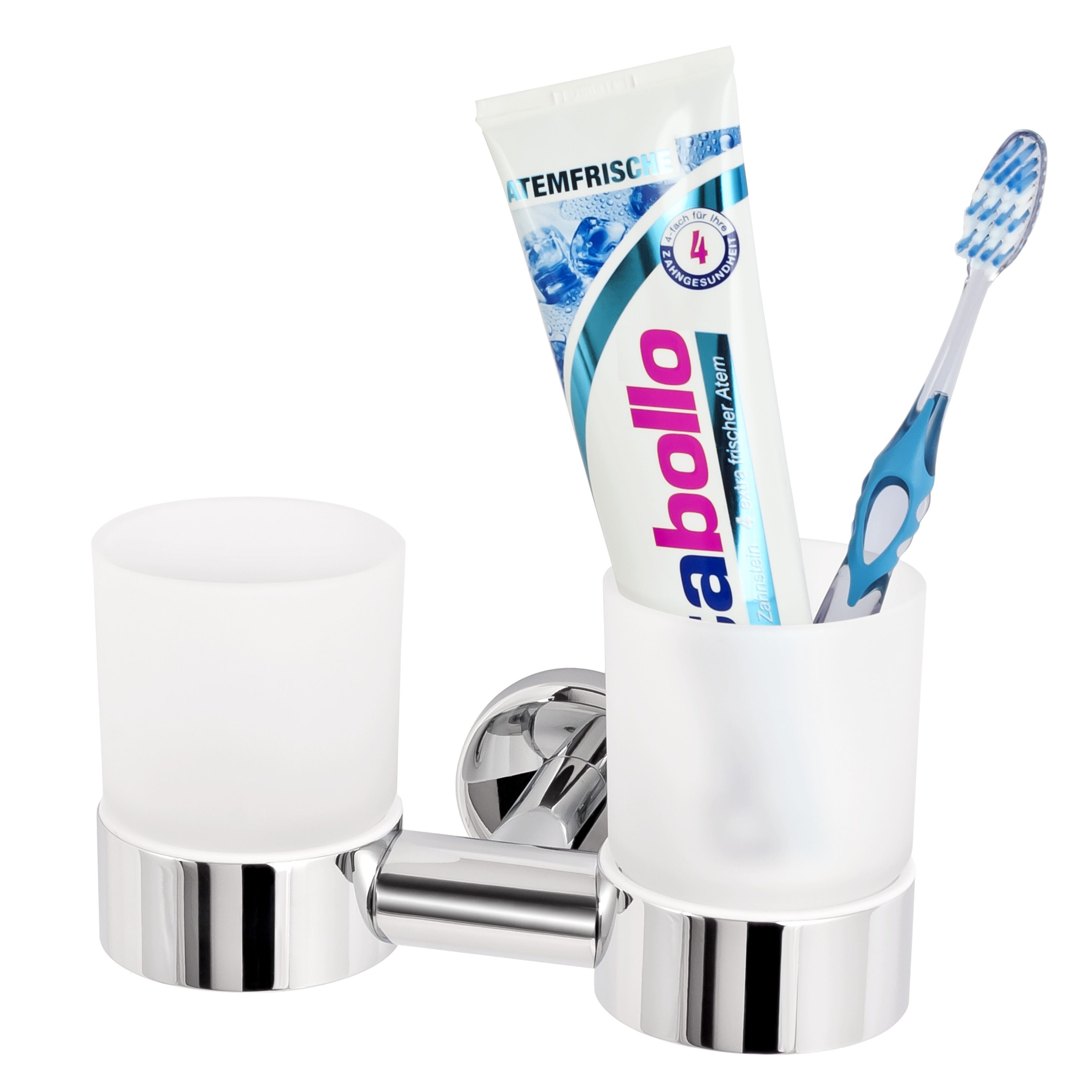 bremermann Zahnputzbecher Bad-Serie LUCENTE - aus Edelstahl verchromt günstig online kaufen