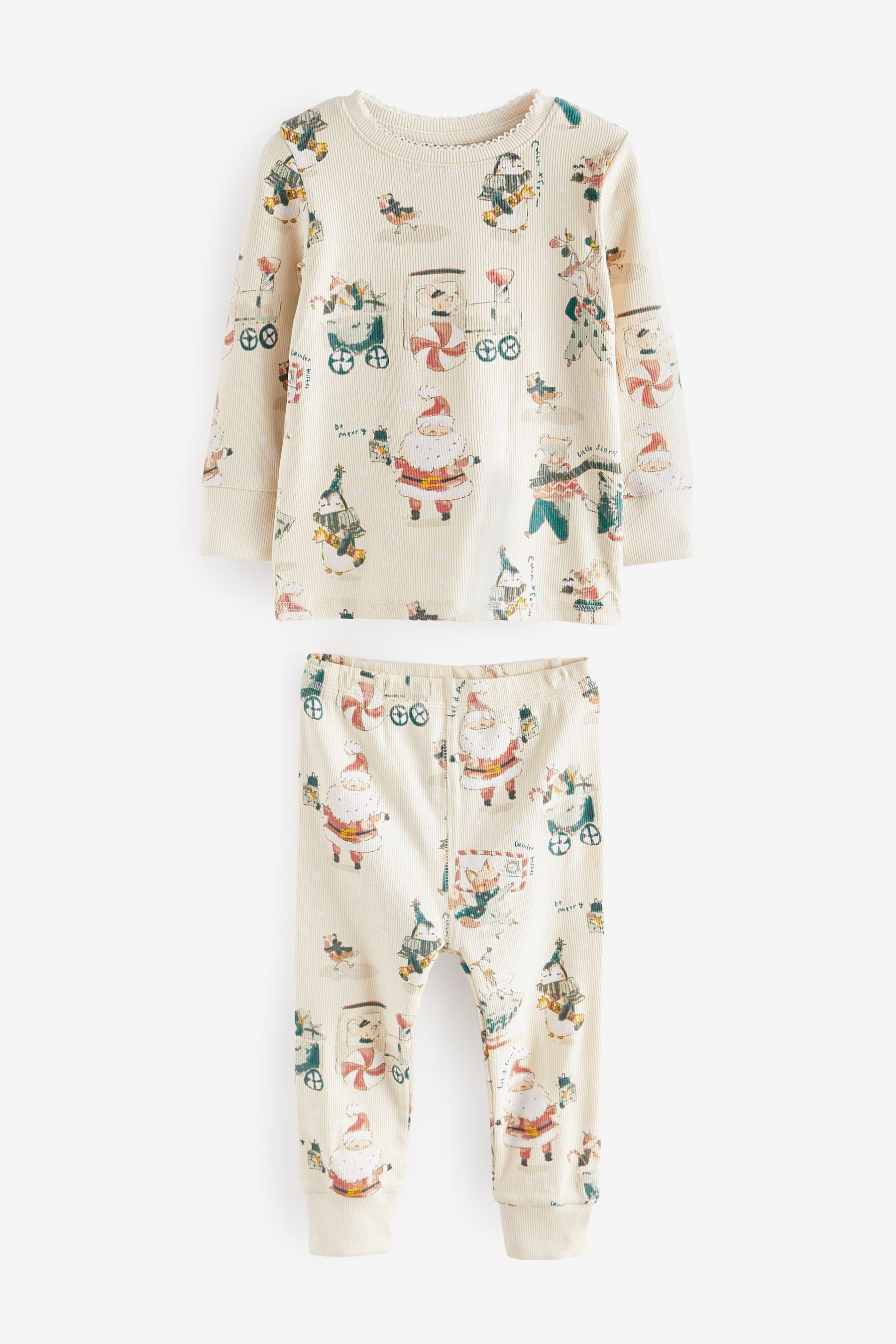 (2 Neutral Character Weihnachtlicher tlg) Pyjama Next Pyjama