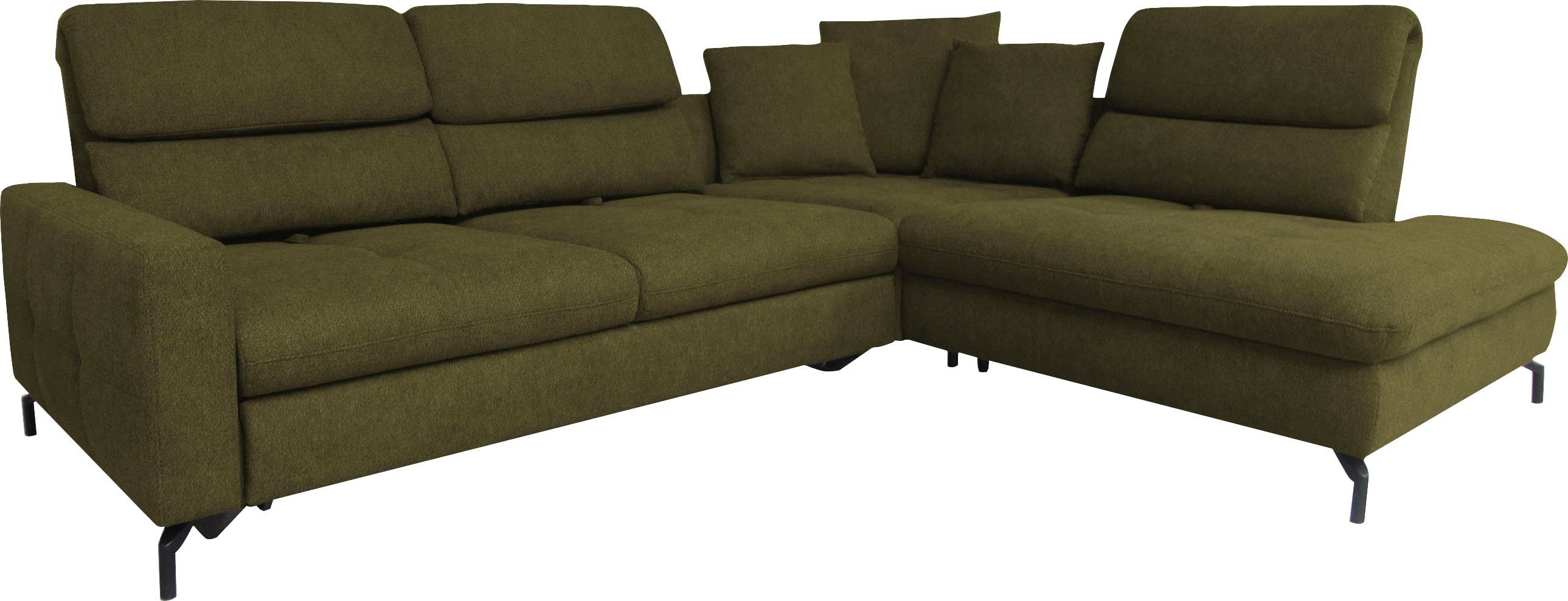 alina Ecksofa "Louis", Breite 286 cm, Rückenlehnenverstellung, wahlweise mi günstig online kaufen