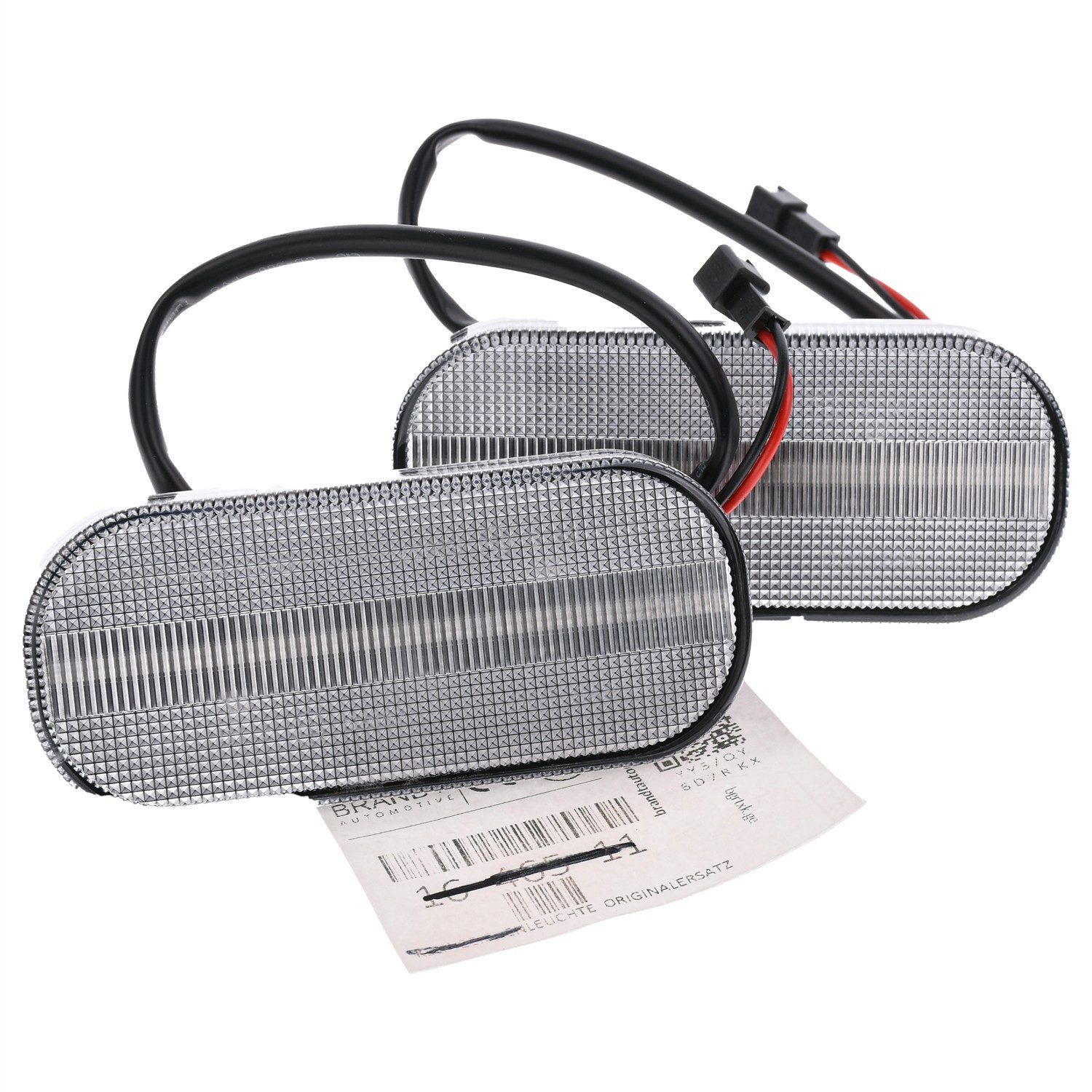 BRANDT AUTOMOTIVE KFZ-Ersatzleuchte Auto Seitenblinker Blinkleuchten LED + Kabel Weiss, für Ford Transit VIII V363 (Nicht für Custom (V362) / Tourneo Cust...