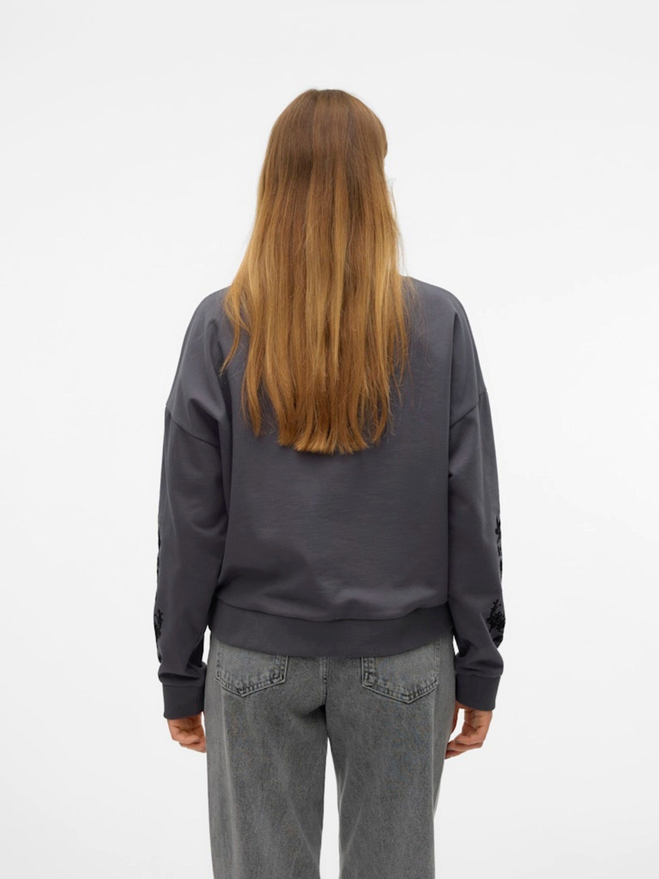 Vero Moda Sweatshirt VMHELEN TRINA (1-tlg) Stickerei günstig online kaufen