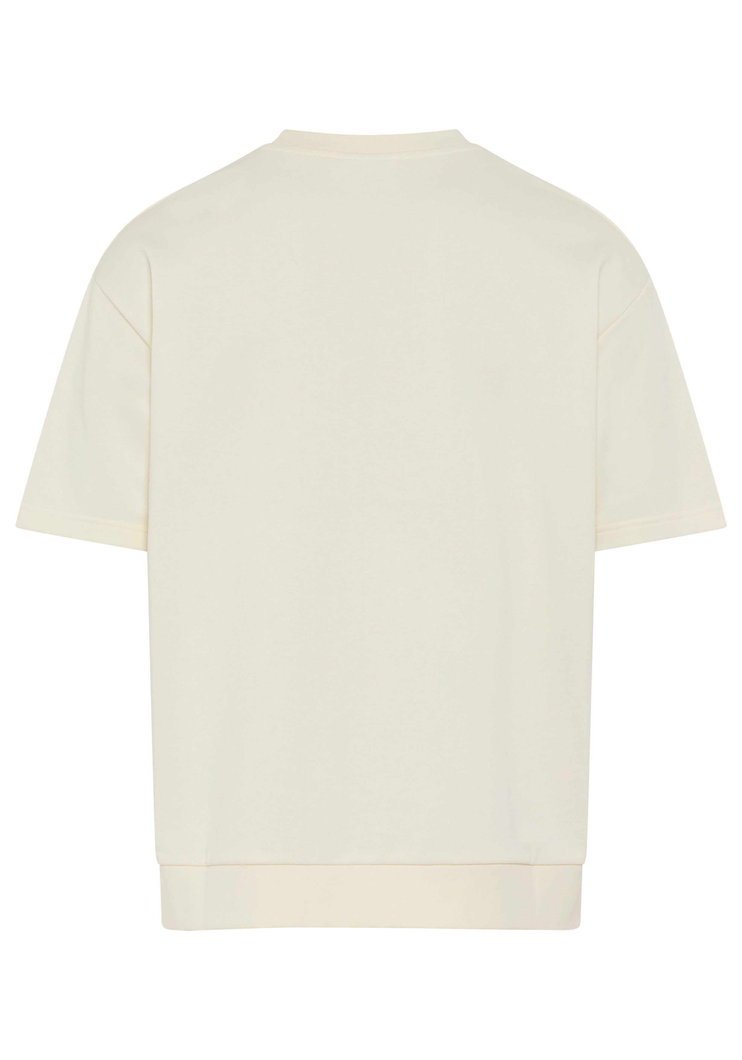 LINDBERGH Sweater Halbarm mit Bündchen am Saum