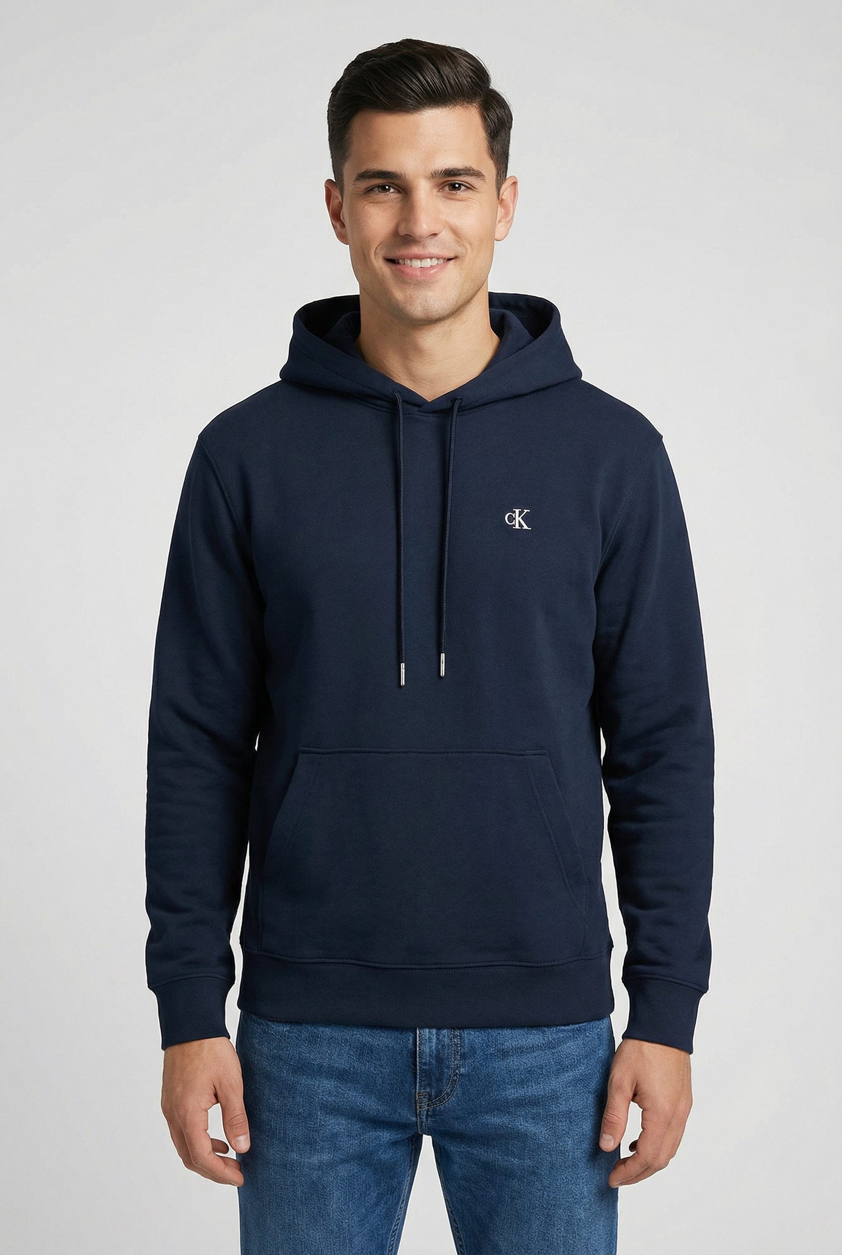 Calvin Klein Jeans Sweatshirt MONOGRAM HOODIE regular fit, Kapuze, Logostickerei