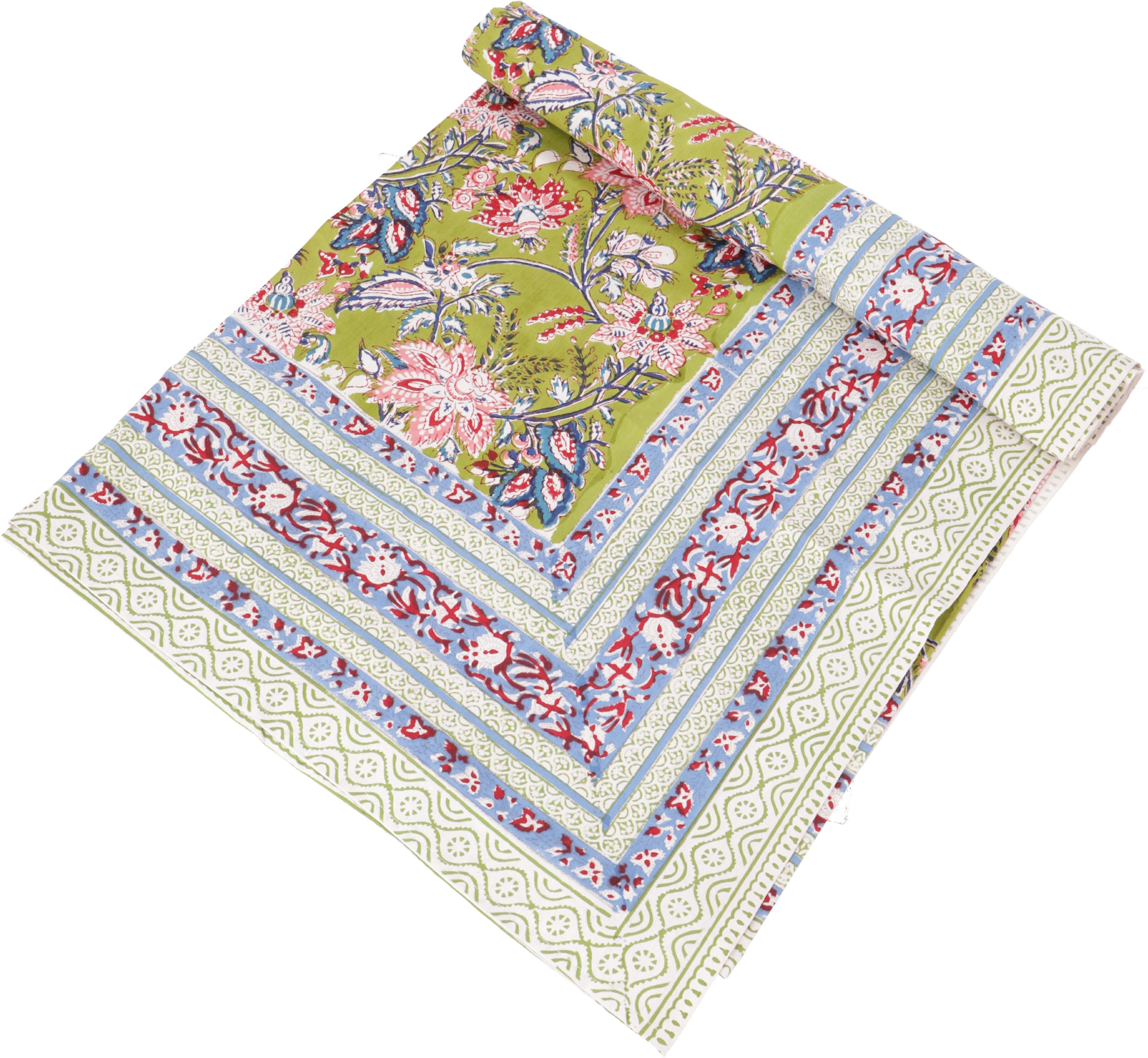 Guru-Shop Tagesdecke Blockdruck Tagesdecke, Bett & günstig online kaufen