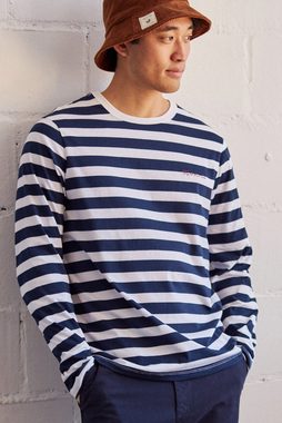 TWOTHIRDS T-Shirt Kruzof - Stripes Navy/White aus Bio Baumwolle