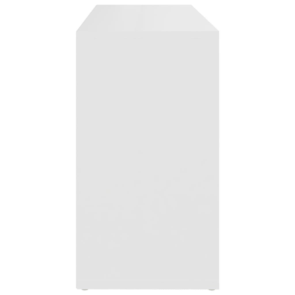 cm Schuhregal Weiß 103x30x54,5 Holzwerkstoff, 1-tlg. Schuhbank vidaXL
