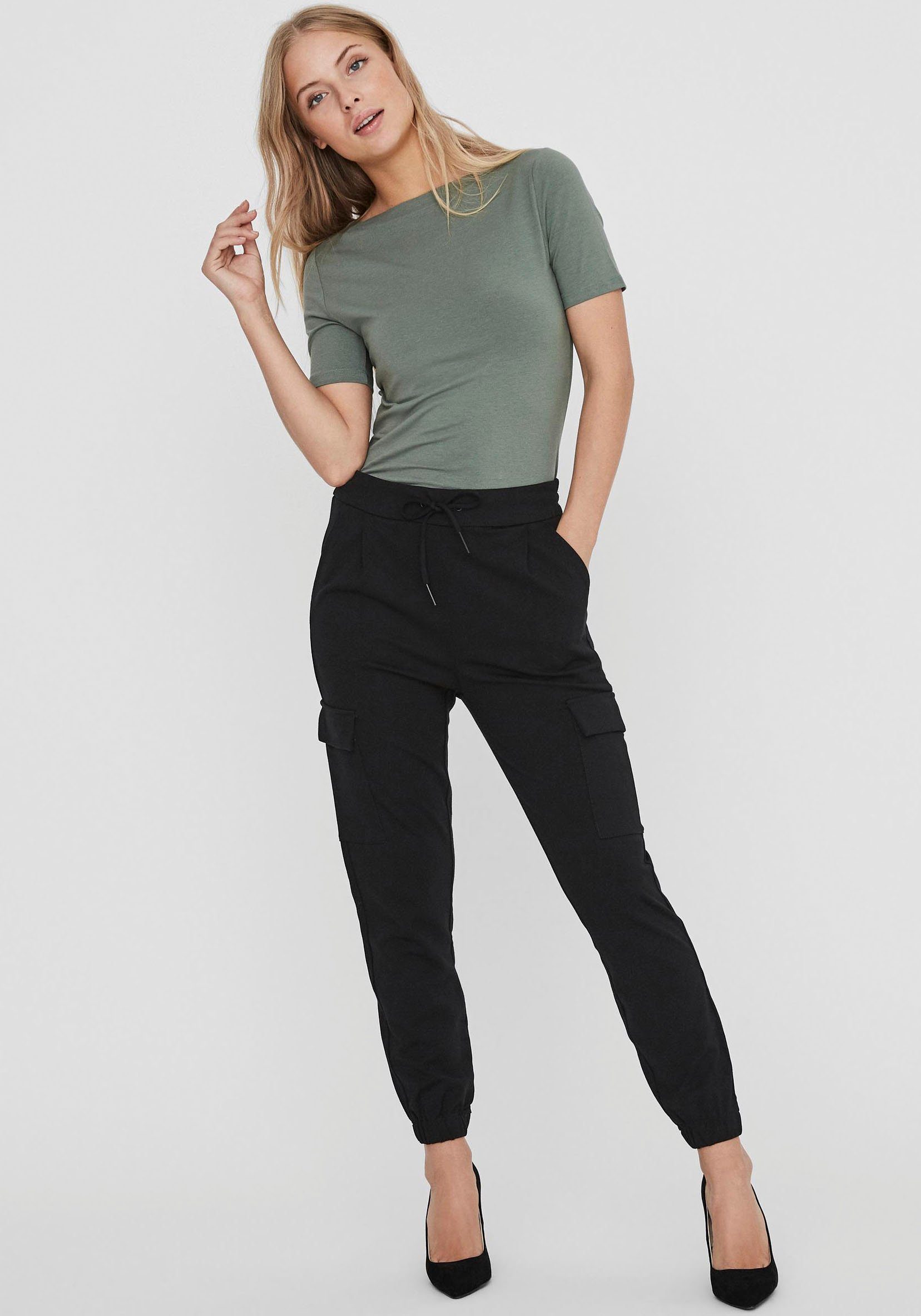 Vero Moda Kurzarmshirt VMPANDA MODAL S/S TOP NOOS