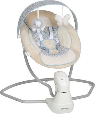 BabyGo Babywippe Cuddly, beige, elektrisch, mit Sound