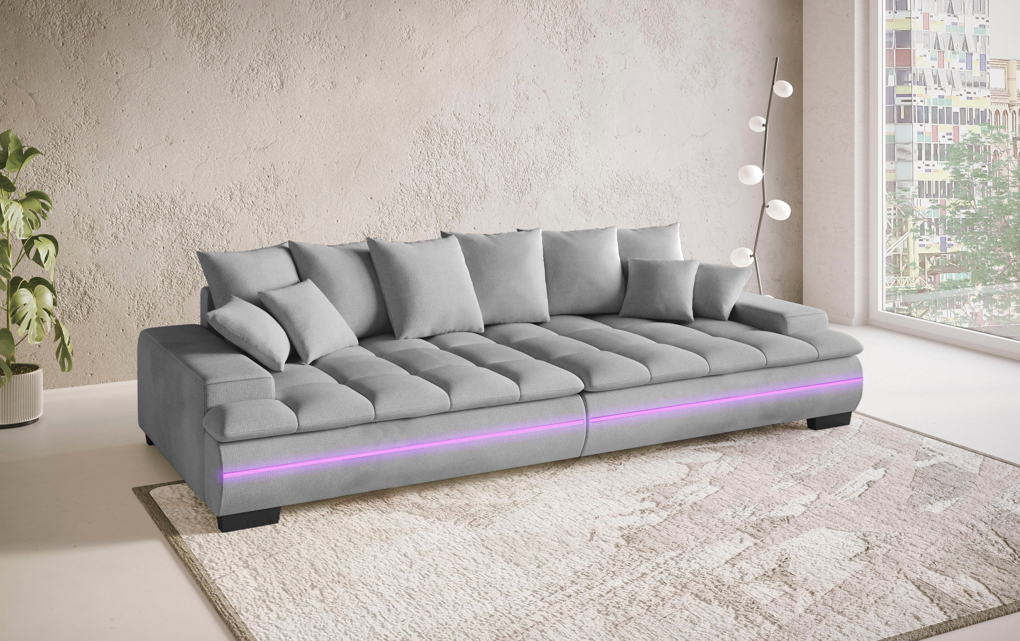 Mr. Couch Big-Sofa Haiti II RGB-LED, günstig online kaufen