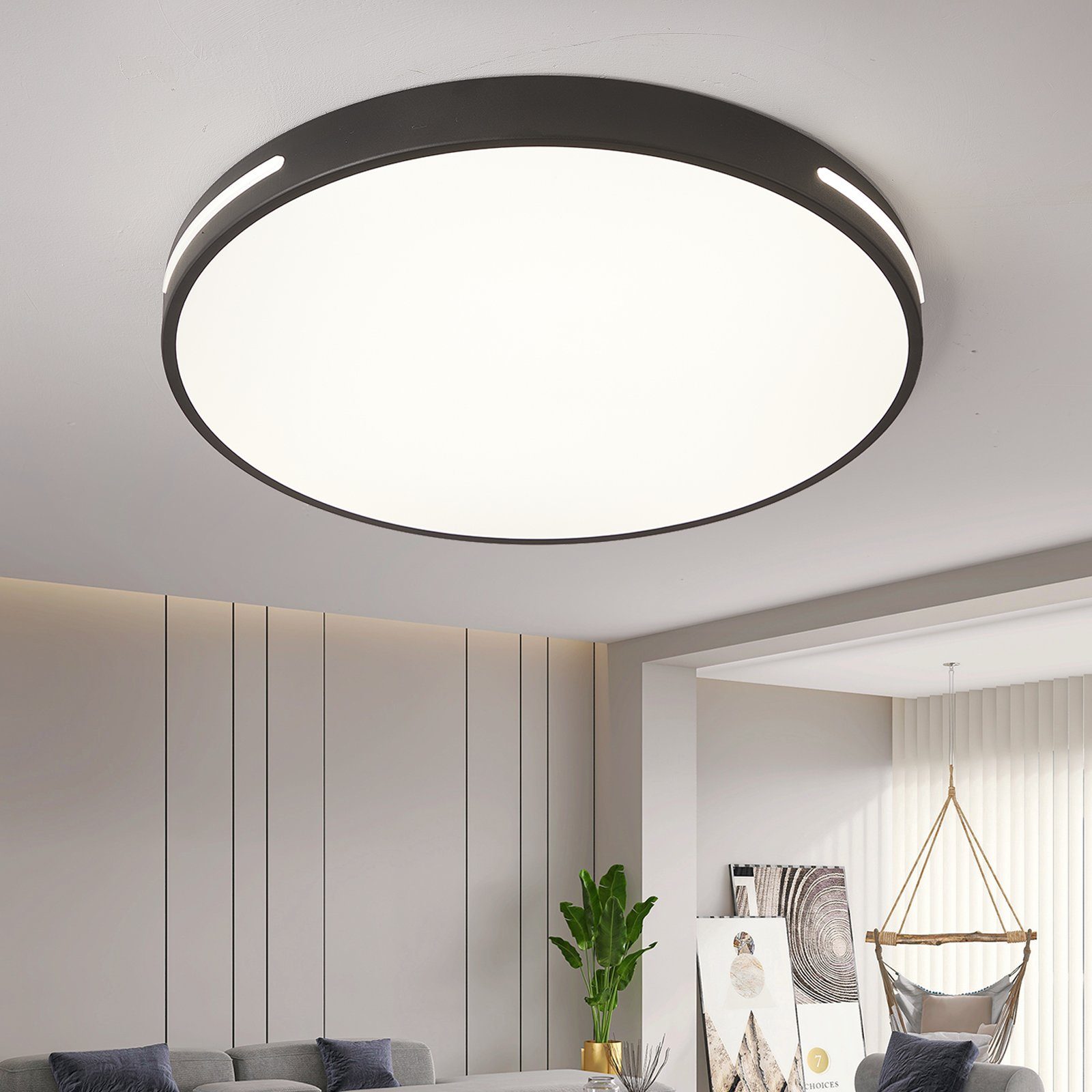 Natsen Deckenleuchte LED Deckenlampe, 96W, Voll günstig online kaufen