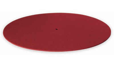 Dynavox DYNAVOX Plattentellerauflage PM2, rot, Filz Plattenspieler