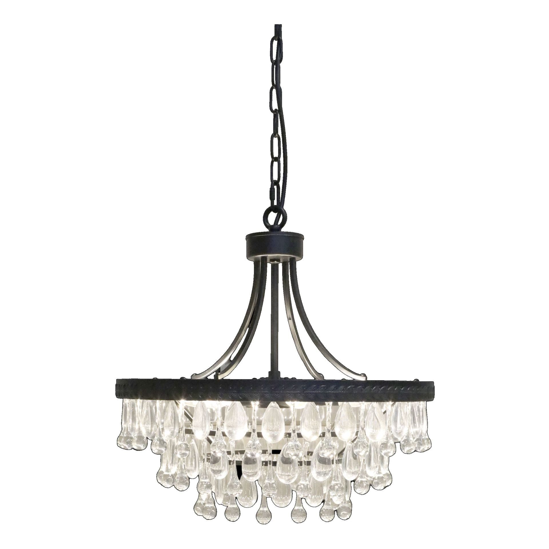 Kronleuchter Vintage Hängelampe Versailles Glasprismen 3 Größen