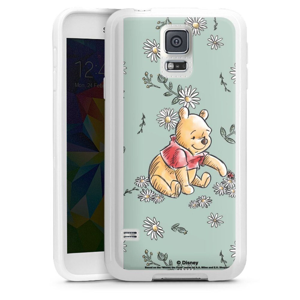 DeinDesign Handyhülle Winnie Puuh Disney Offizielles Lizenzprodukt Daisy and Bug Love, Samsung Galaxy S5 Silikon Hülle Bumper Case Handy Schutzhülle