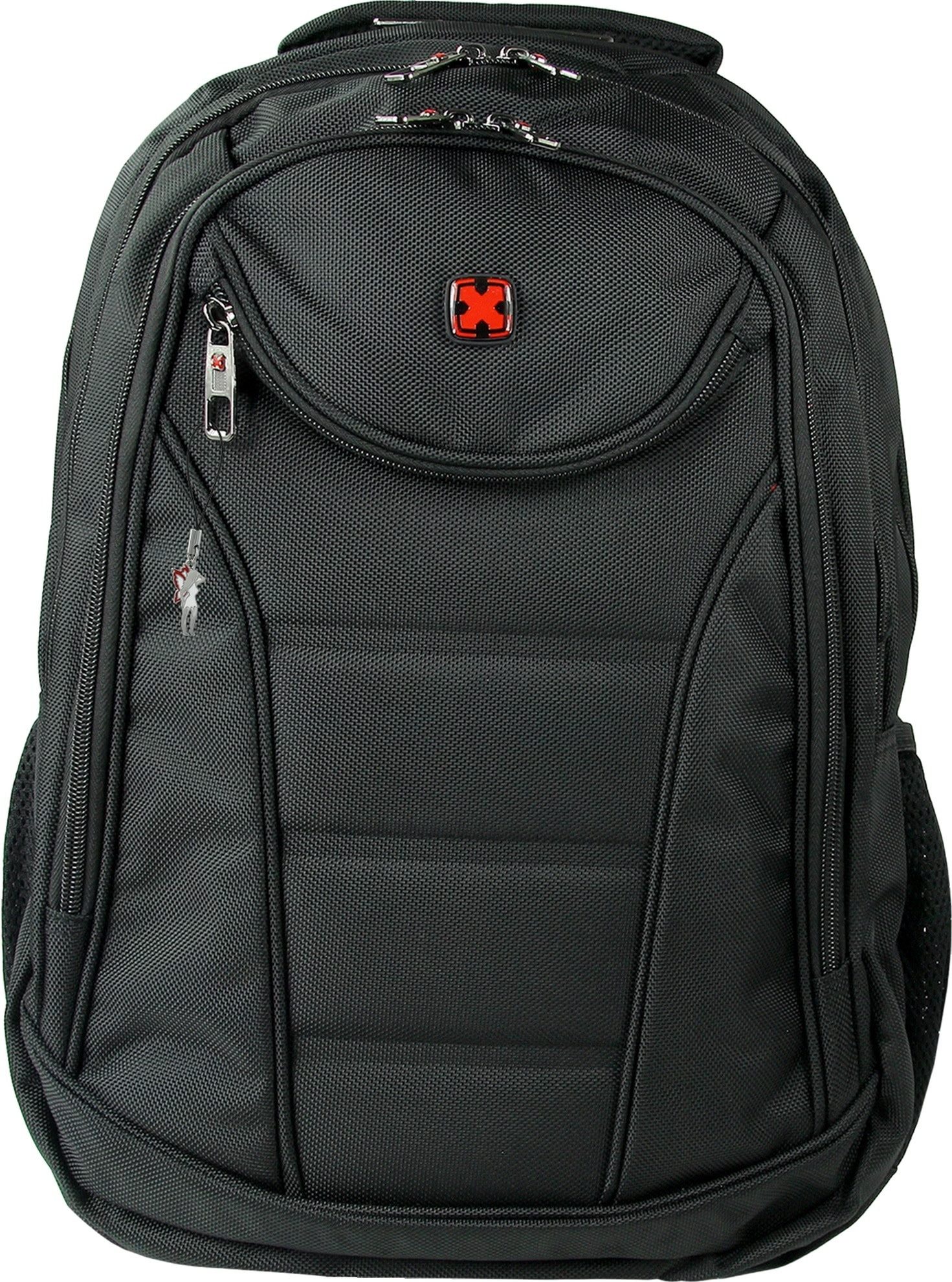 Travel N Meet Reisetasche Travel N Meet Businessrucksack, Rucksack (Freizeitrucksack), Herren Freizeitrucksack Polyester, schwarz ca. 49cm hoch