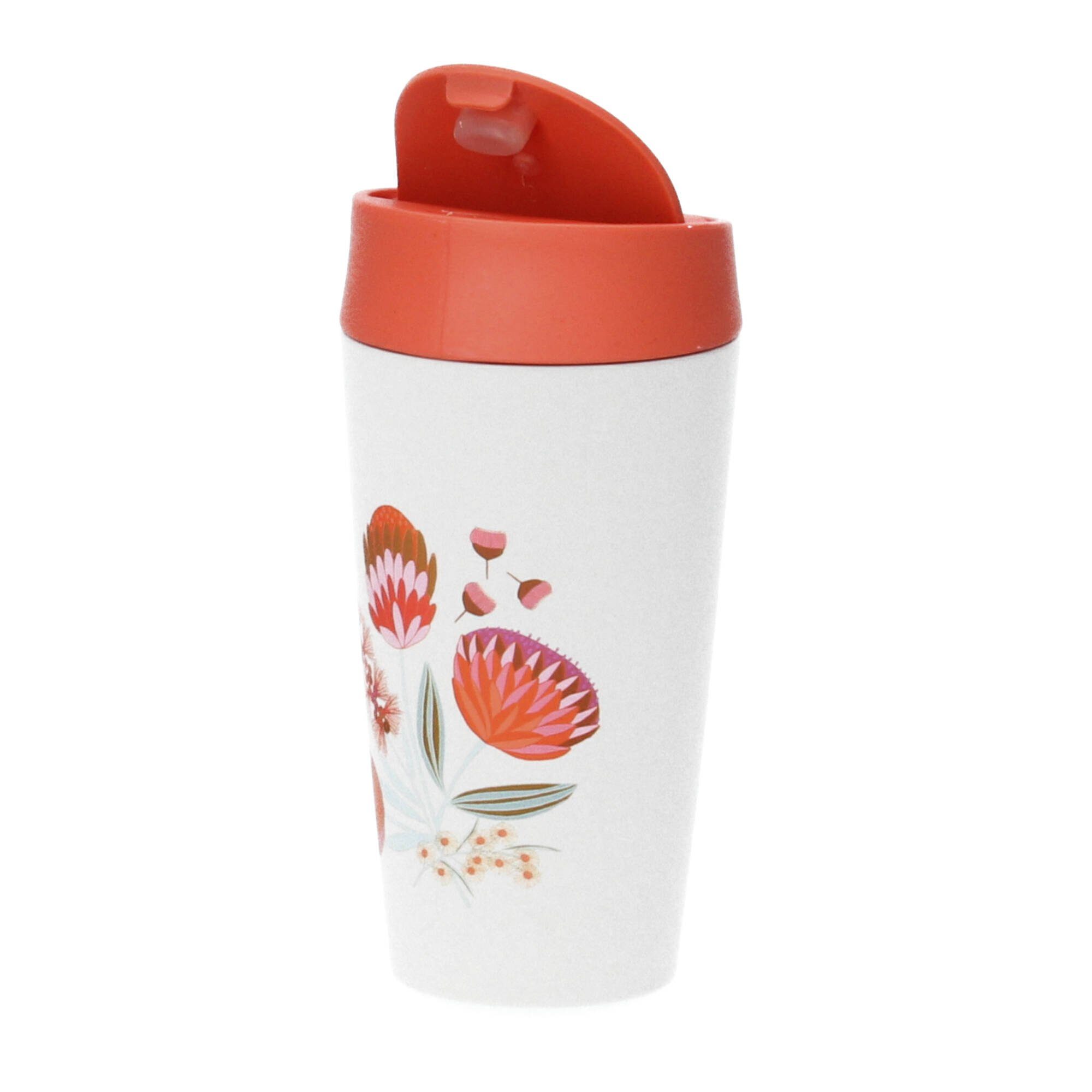 (Kunststoff ml cup GmbH bioloco protea, deluxe 420 plant aus mic Pflanzenzucker) Coffee-to-go-Becher chic PLA