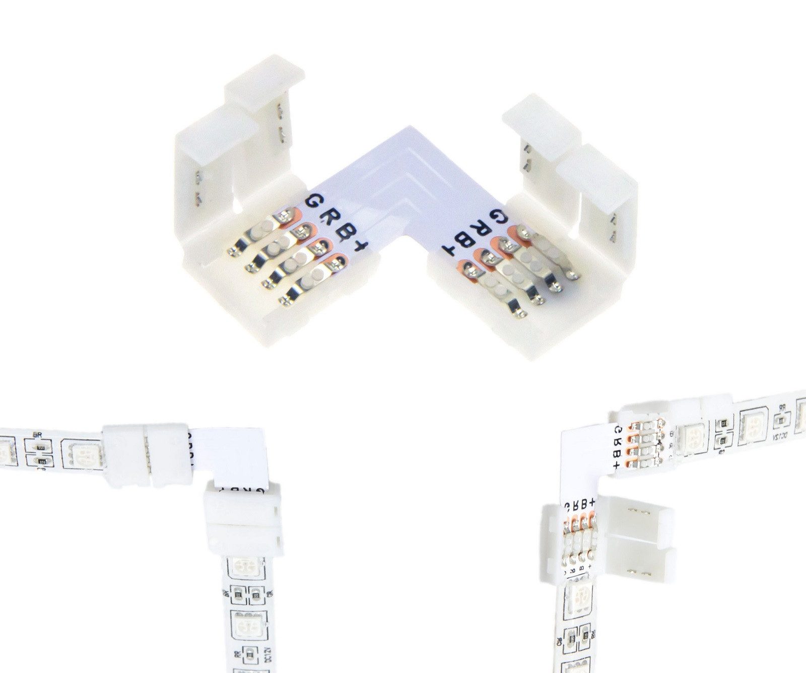 LED Stripe LED RGB Strip Eckverbinder Schnellverbinder Steckverbinder L