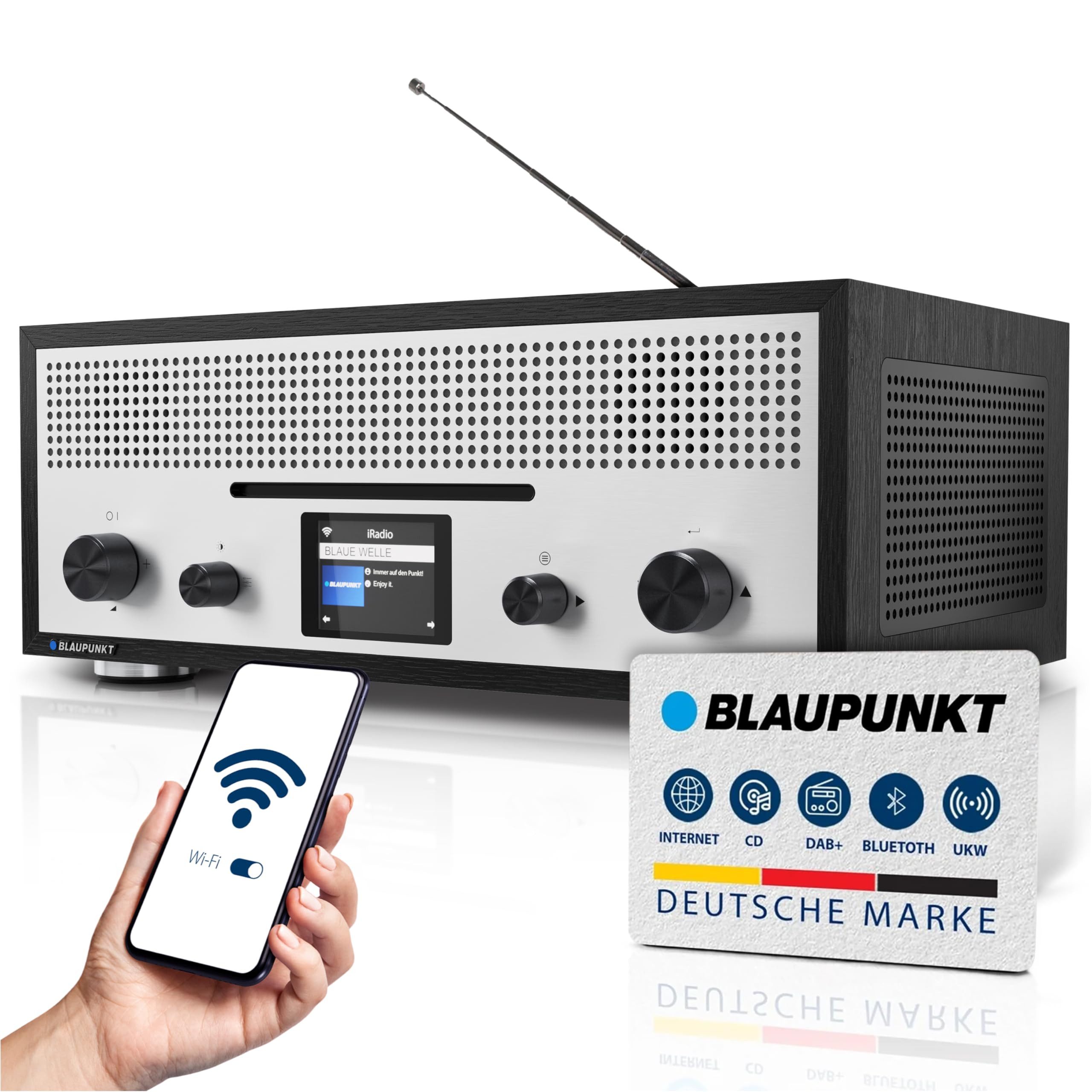 Blaupunkt MILANO RXD 1900 Radio (Integrierter CD-Player, DAB+ Radio, WLAN und Bluetooth)