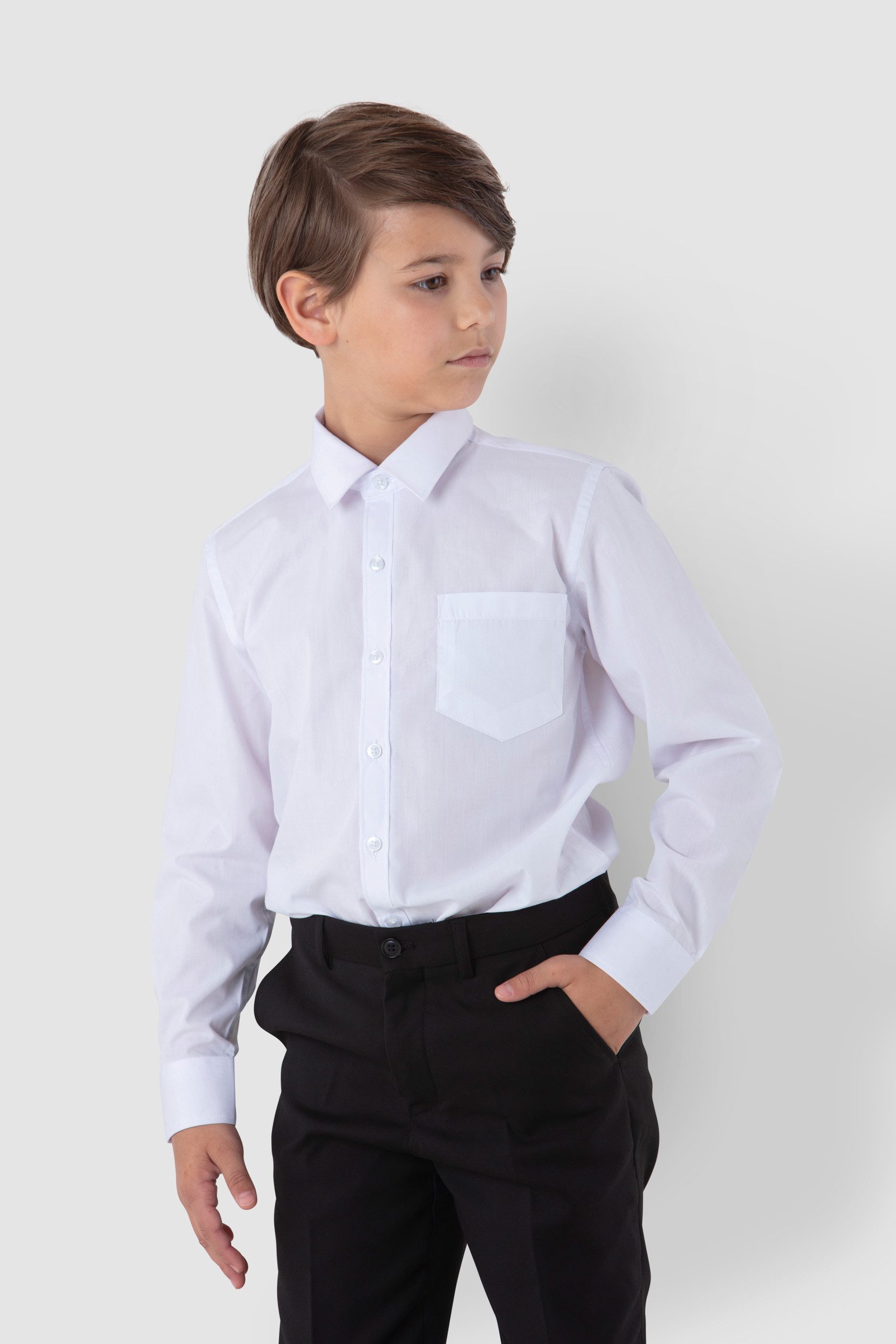 SANDER STELLAN Kinderanzug Jungen Anzug Hemd und Hose für Kinder (Set, 2-tlg., Hemd, Hose) festlich, elegant
