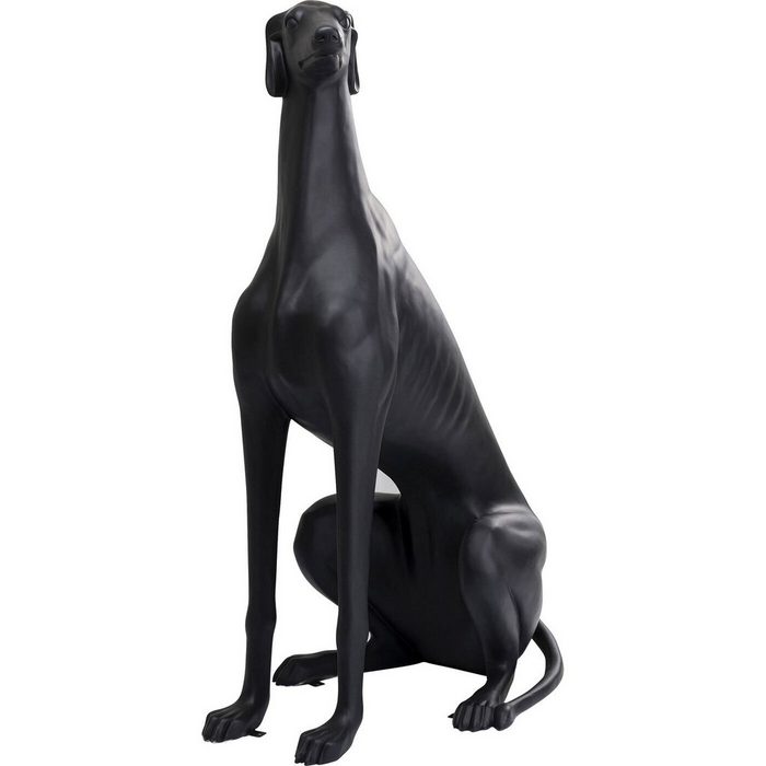 KARE Dekoobjekt Skulptur Greyhound Oskar Schwarz 180cm OR8643