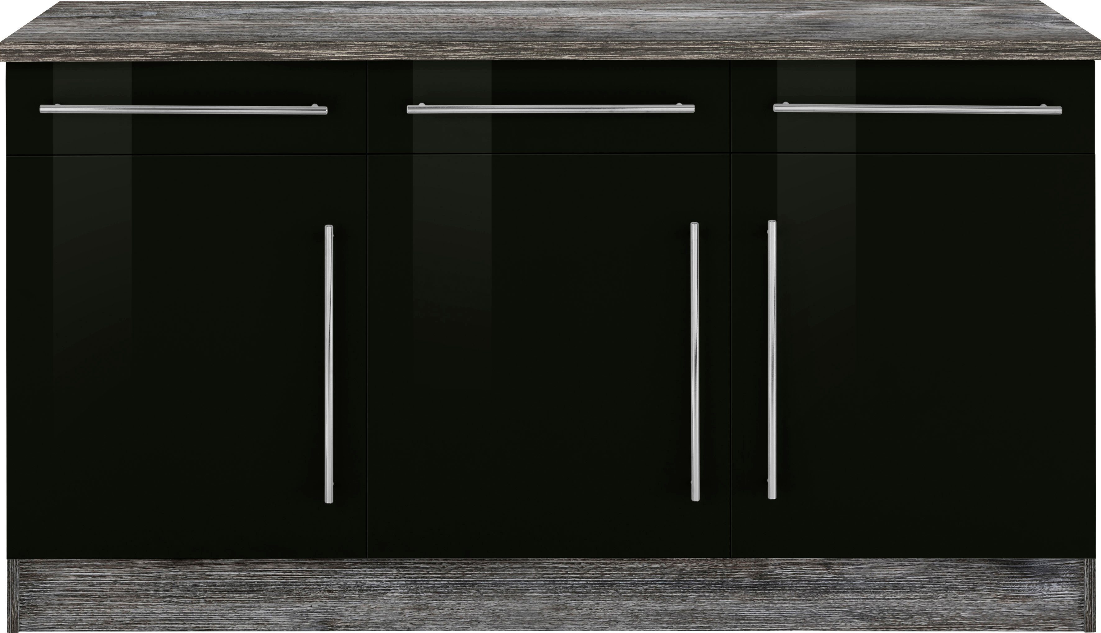 KOCHSTATION Unterschrank "KS-Samos", Breite 150 cm günstig online kaufen