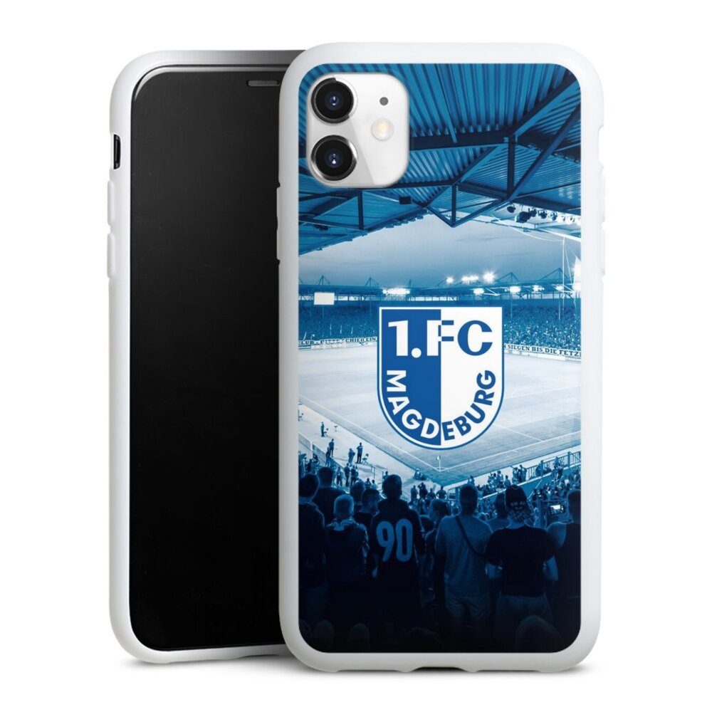 DeinDesign Handyhülle Stadion 1. FCM 1.FCM Arena, Apple iPhone 11 Silikon Hülle Bumper Case Handy Schutzhülle