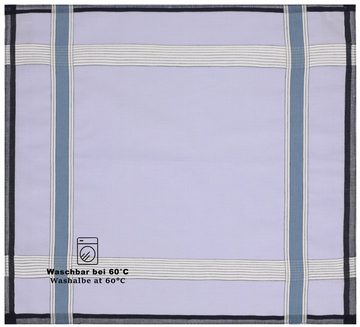 Betz Taschentuch Herren Stoff Taschentücher Set Leo 1 Dessin 7 Größe 40x40 cm, (Set, 6-St. 6 Taschentücher), 100% Baumwolle