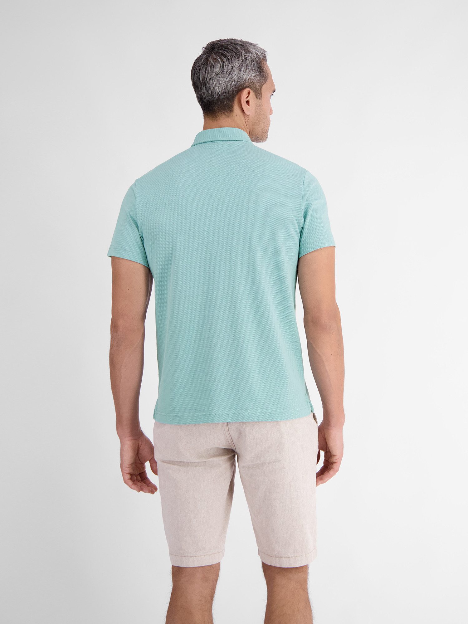 LERROS Poloshirt Herren Poloshirt in sportiver Waffelpiquéqualität