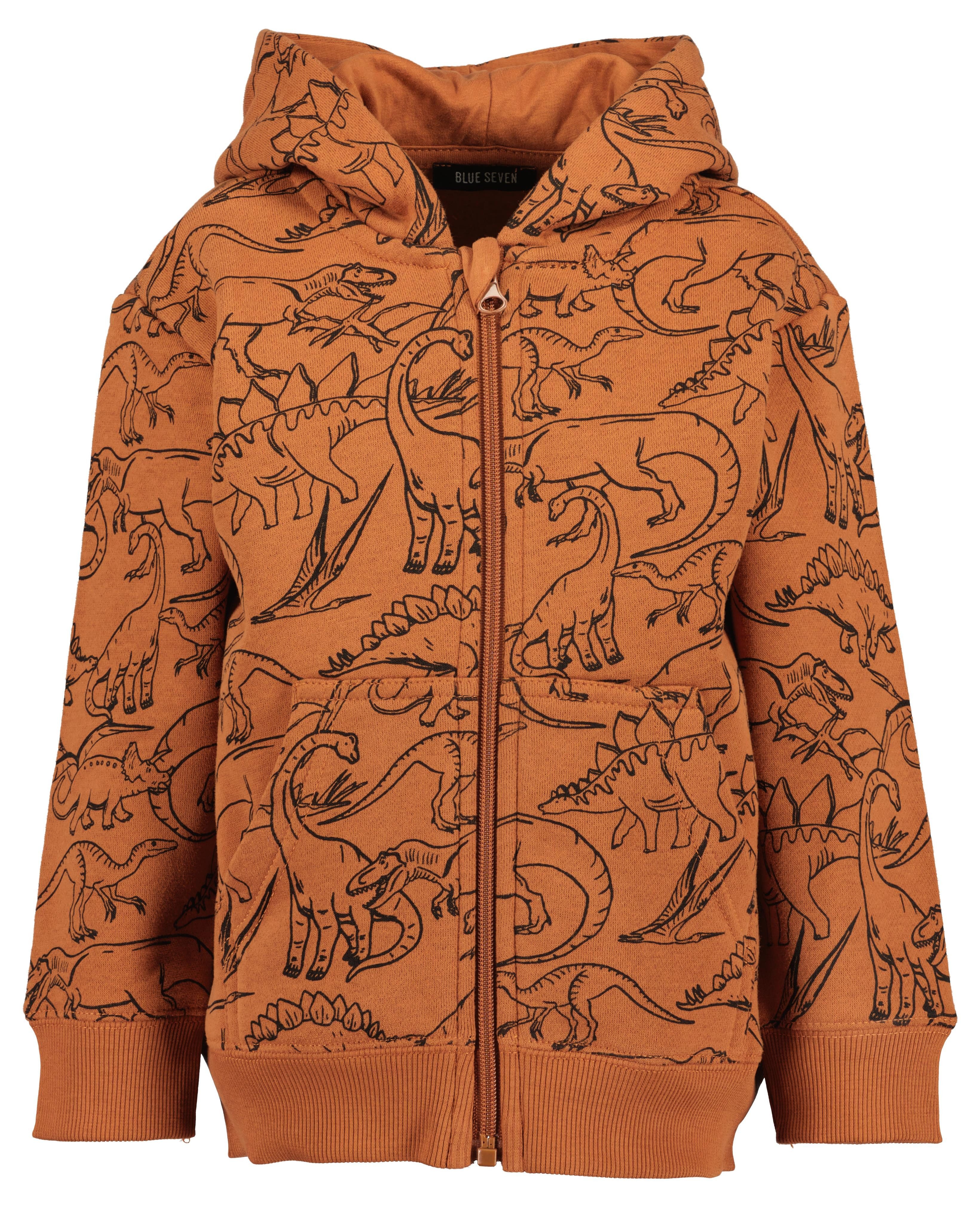 Blue Seven Kapuzensweatjacke für Dino-Fans
