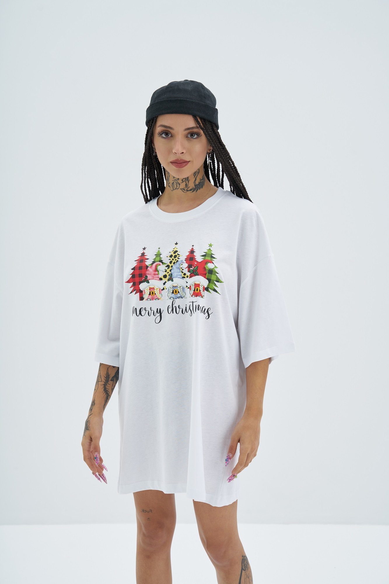 OSSY HOMER T-Shirt Ossy Homer 100% Baumwolle Weihnachten T-Shirt Merry Christmas Unisex