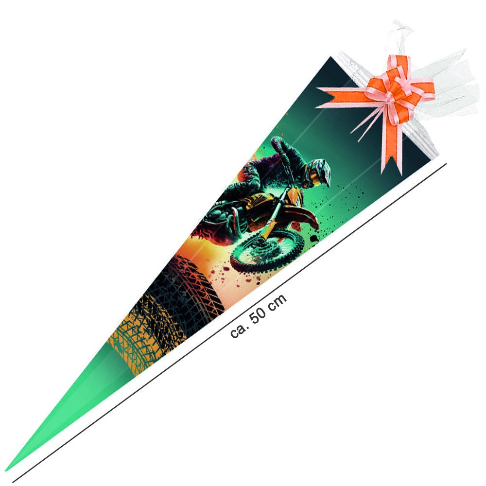 STYLEX Schultüte 50 cm gefüllt Motorcross – Bild 2 von 5