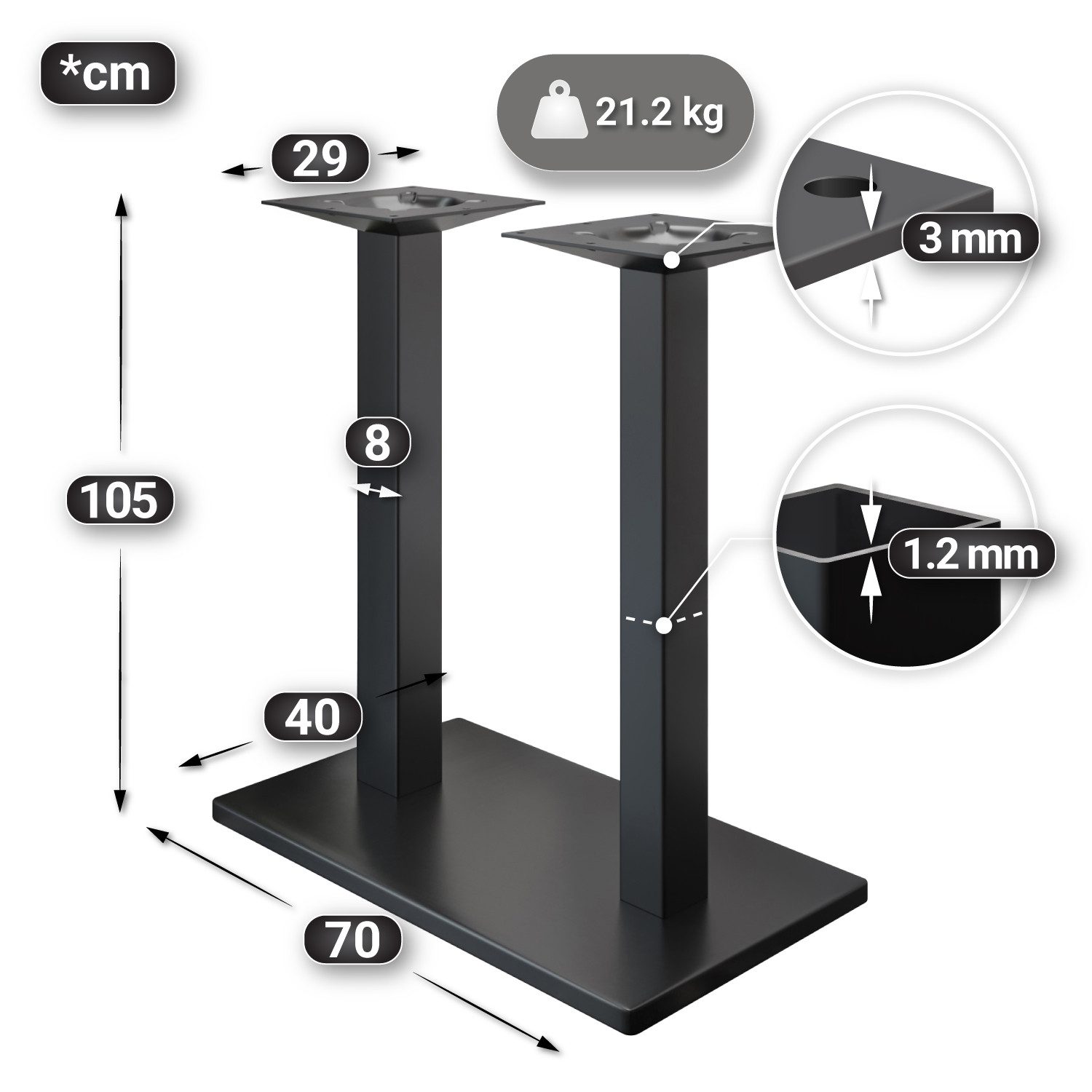 GGMMÖBEL Bistrotisch BM