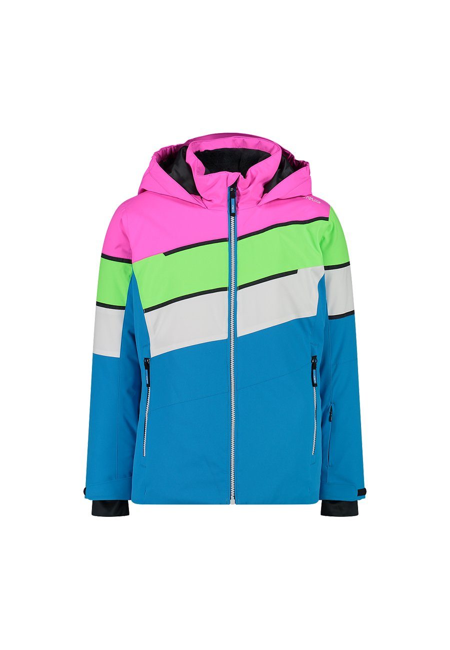 Skijacke CMP Mädchen Skijacke im Color-Block mit Zip Hood 3