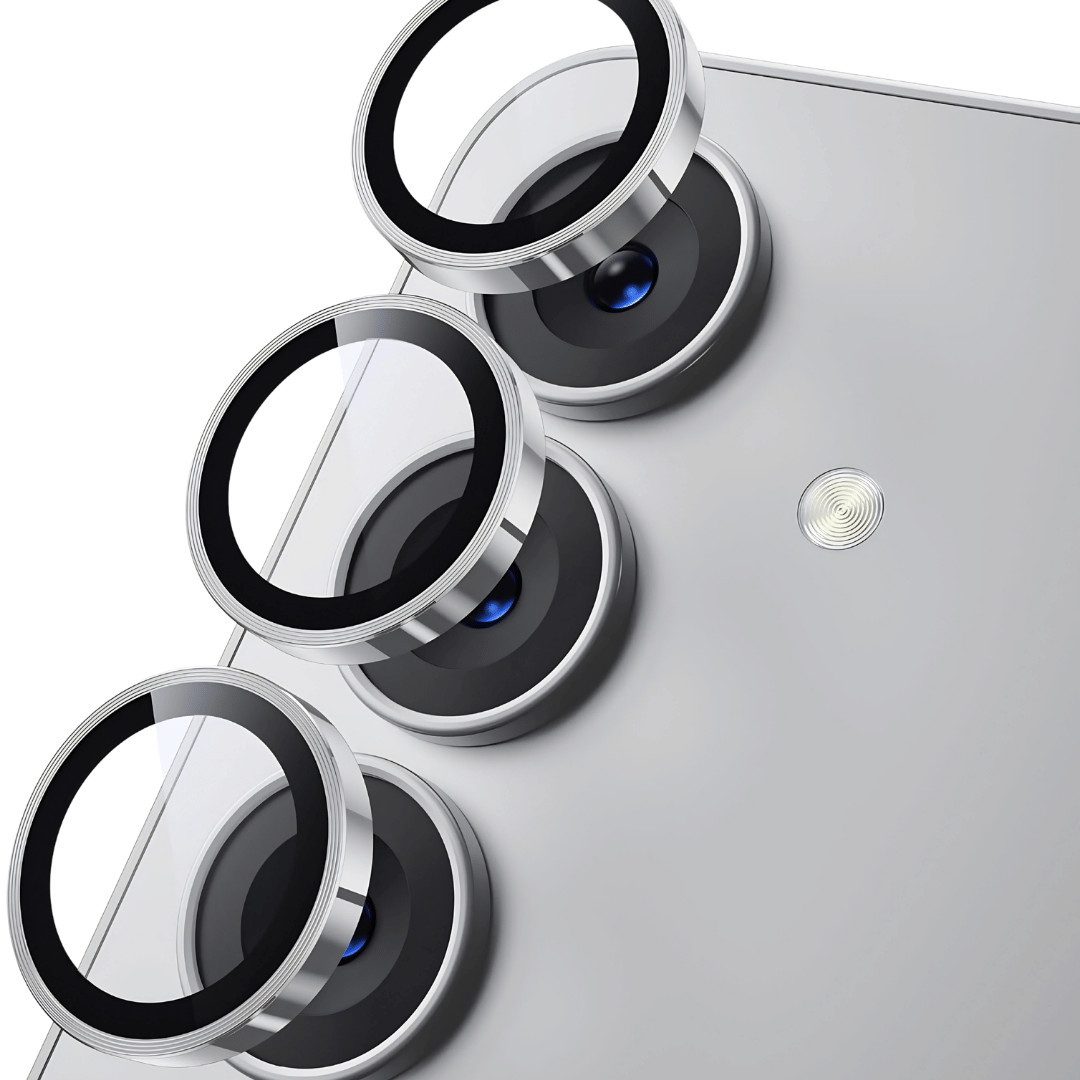 SmartUP Kameraschutzglas für Samsung Galaxy S26 Titan Metall Schutzglas Linse Panzerfolie 3D für Samsung Galaxy S26, Titan Kameraglas