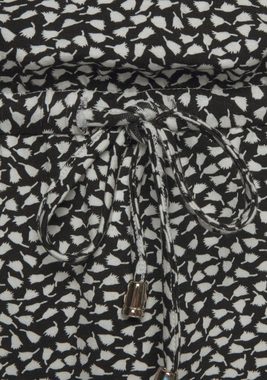 s.Oliver Sommerkleid mit Reißverschluss und 3/4-Ärmeln, Jerseykleid mit Taschen