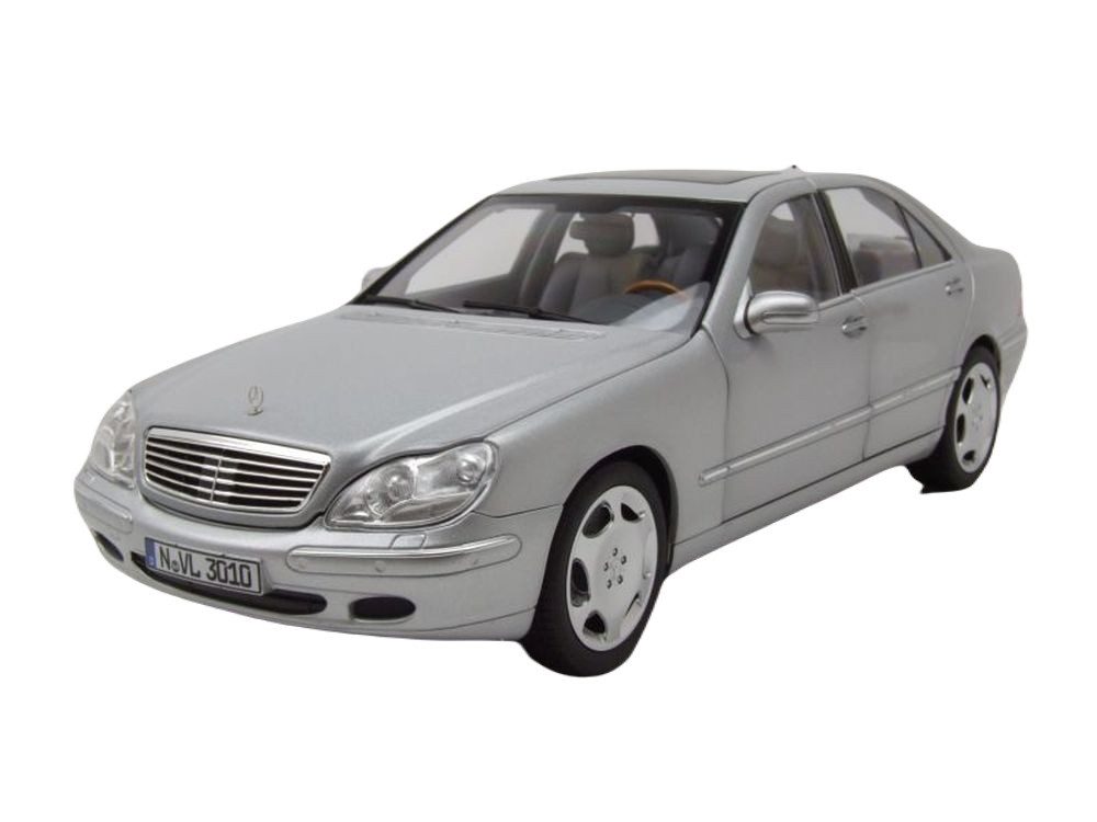Norev Modellauto Mercedes S600 S-Klasse W220 1998 silber, Maßstab 1:18