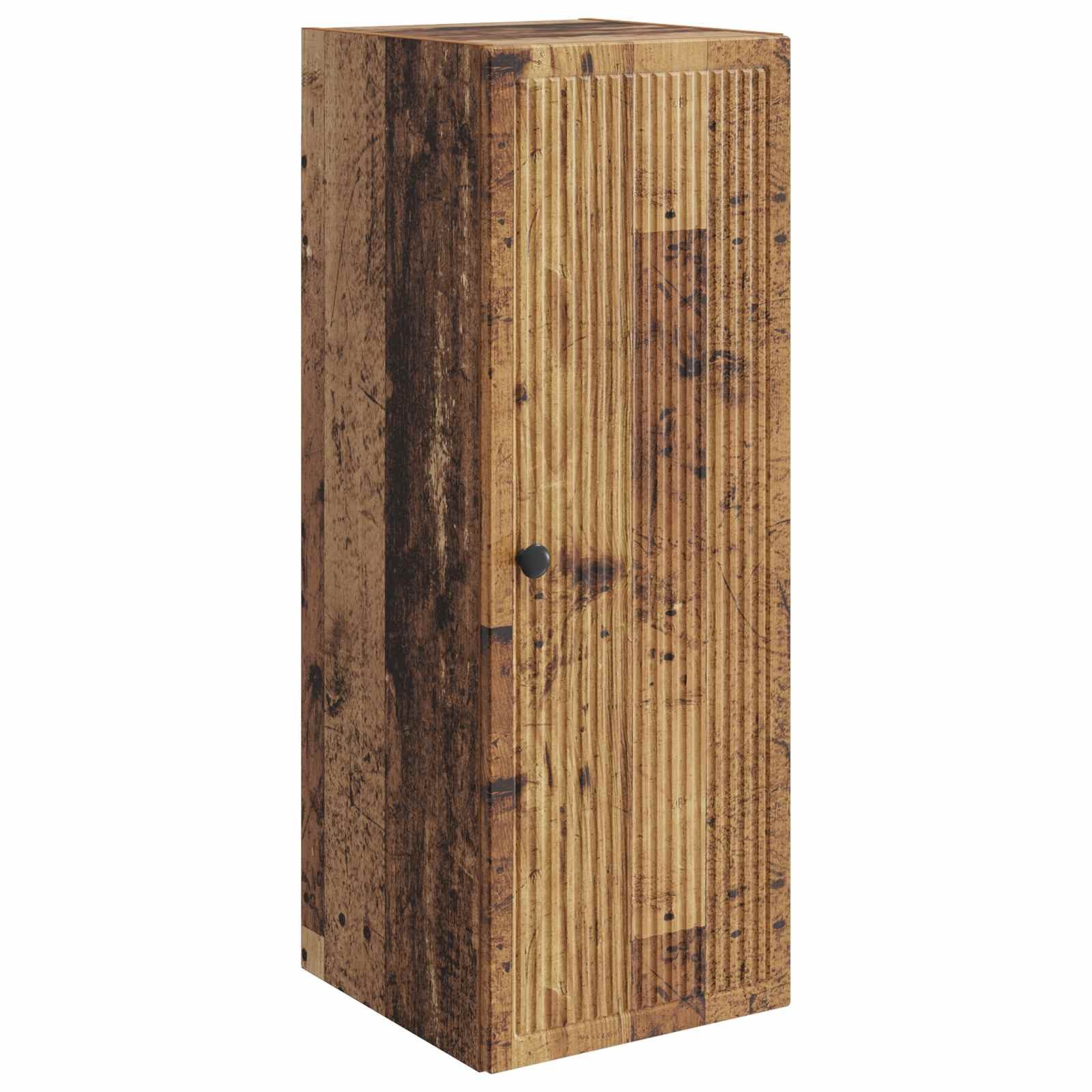 vidaXL Schranksystem Wandschrank Altholz 33 x 34,5 x 90 cm Holzwerkstoff (1-St)