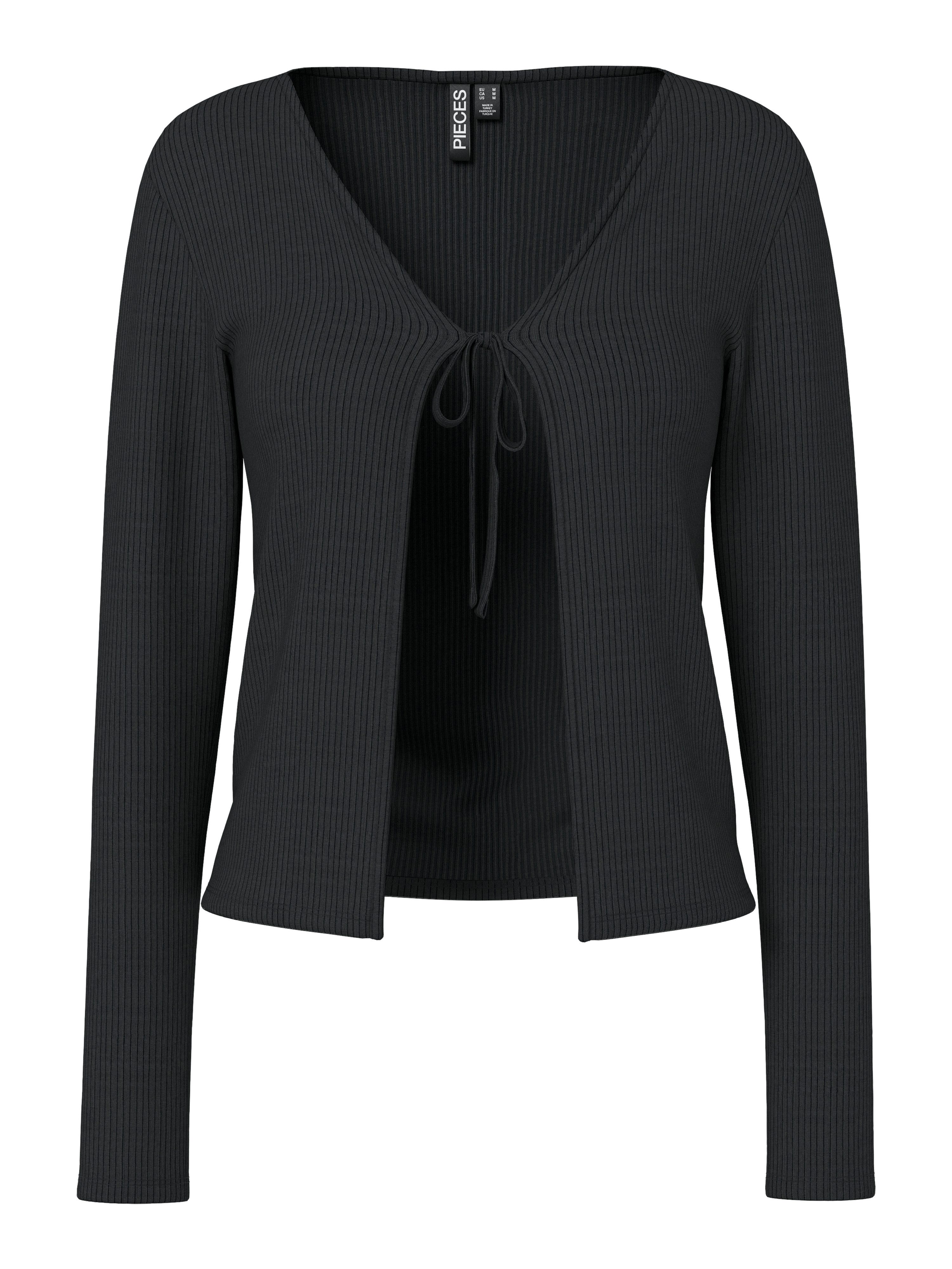pieces Strickjacke PCKITTE LS TIE CARDIGAN JRS NOOS BC mit Bindeband günstig online kaufen