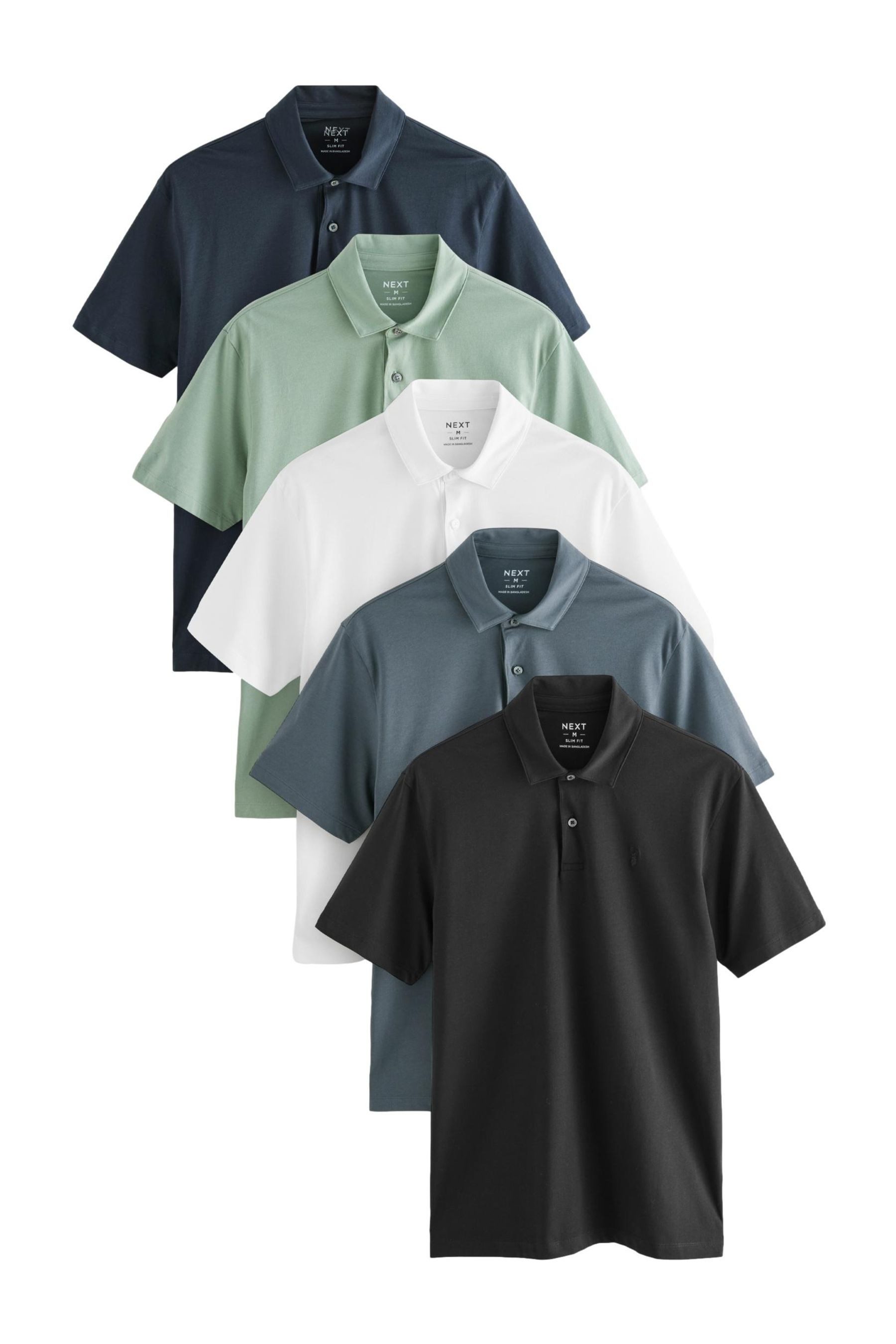 Next Poloshirt Slim Fit Kurzarm-Poloshirts aus günstig online kaufen