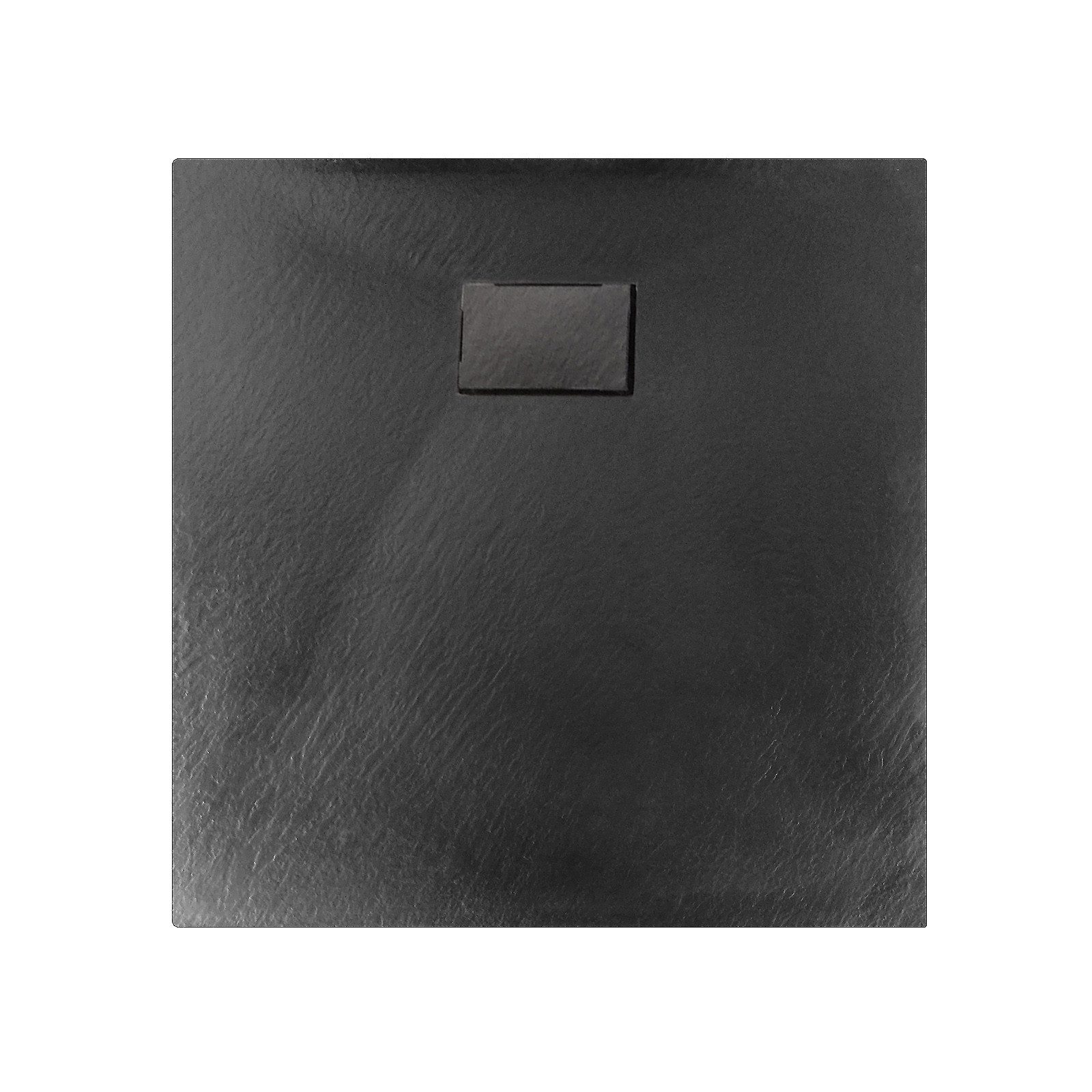 Bernstein Duschwanne Duschtasse GT-Serie, SMC, Duschwanne quadratisch 80x80cm SMC Schwarz Struktur ohne Ablauf