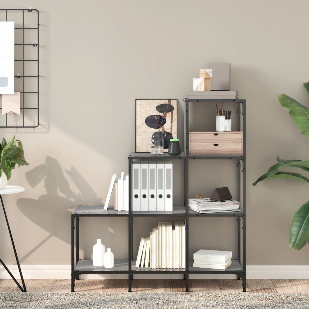 vidaXL Bücherregal Bücherregal Grau Sonoma 92x30x102 günstig online kaufen