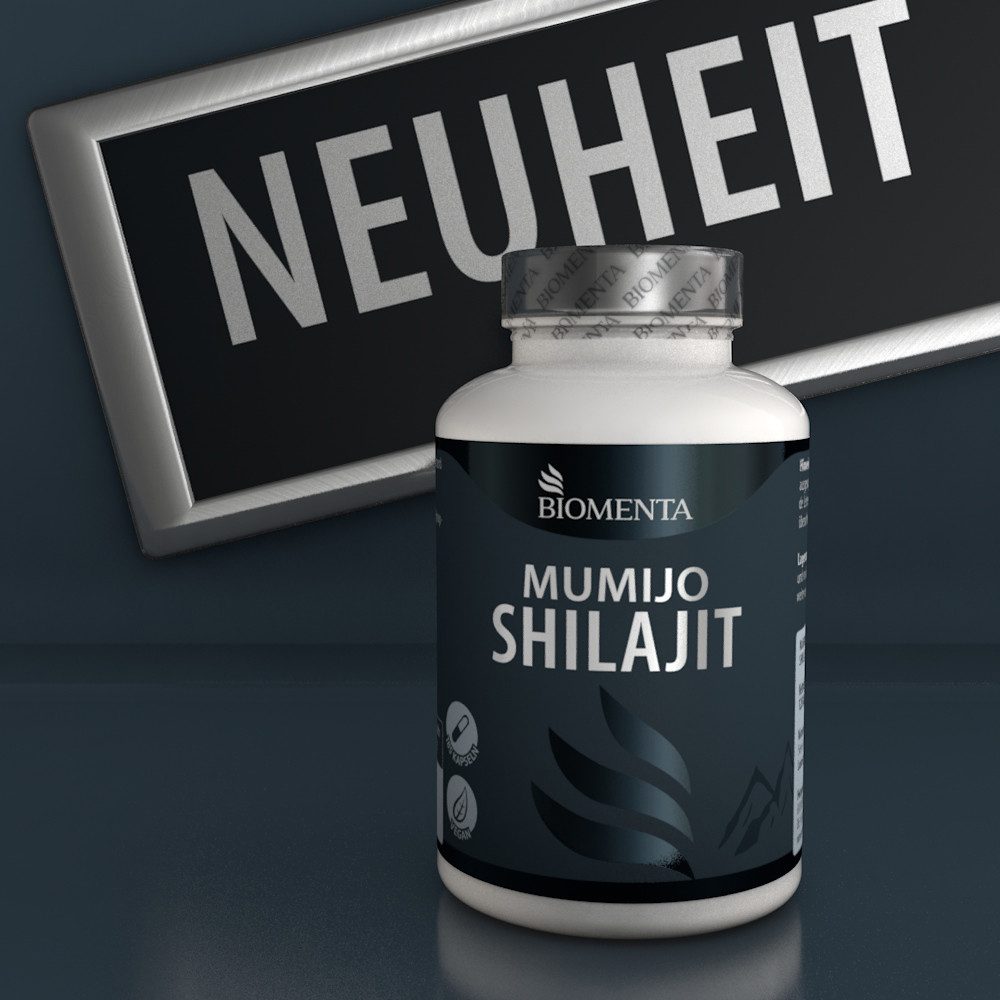 BIOMENTA Mumijo Shilajit - 185 Kapseln hochdosiert - Fulvinsäure + Huminsäure Kapseln, 185 er 120 St., 91.8 g