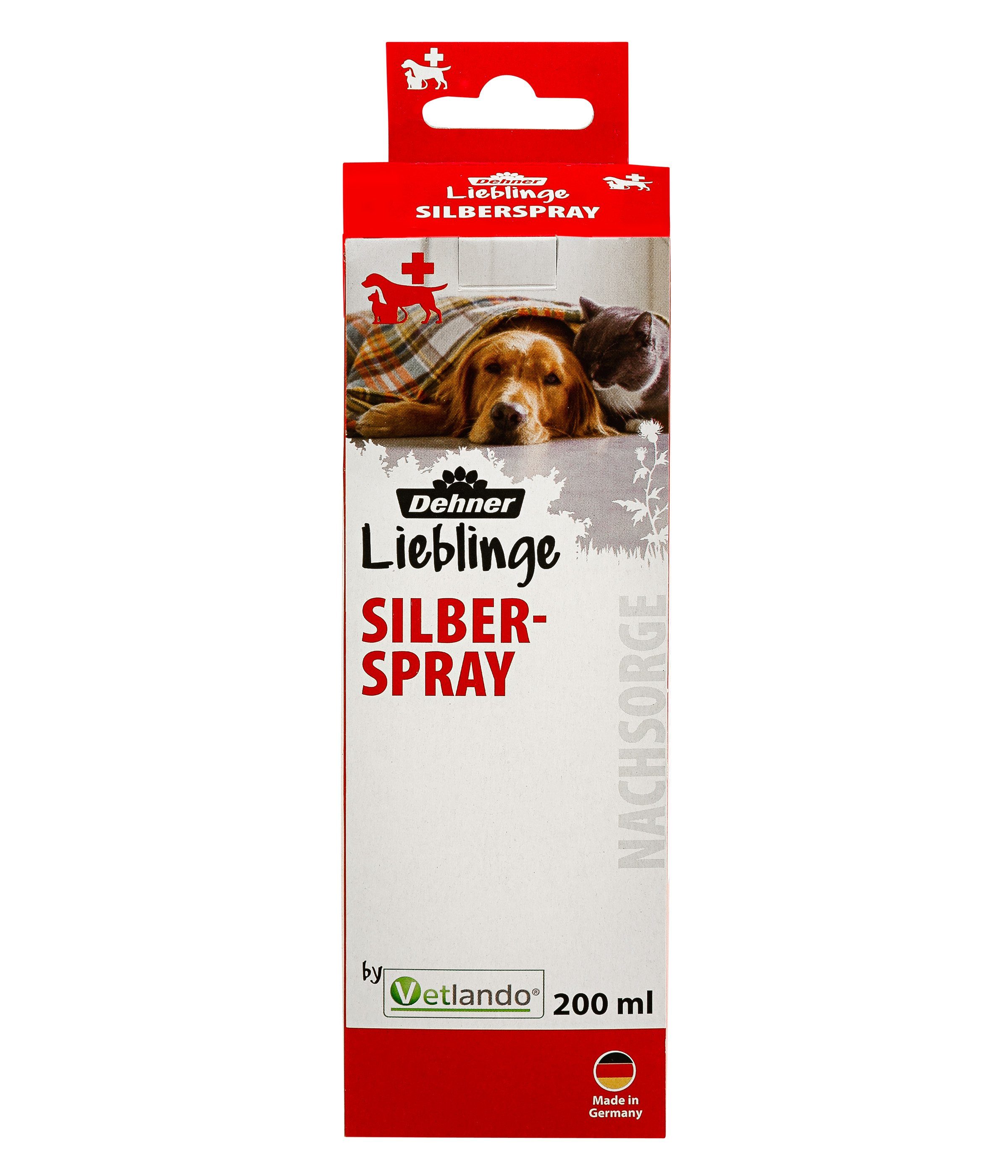 Dehner Hunde-Geschirr Silberspray bei Verletzungen für Hunde und Katzen, wirkt wie ein Sprühpflaster